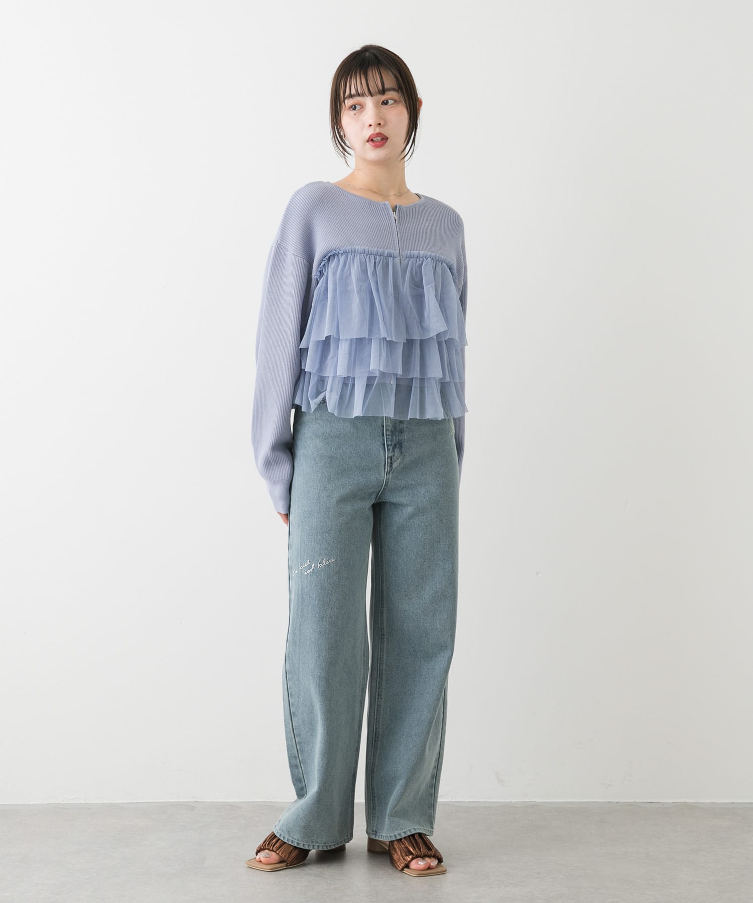 身長：158cm サイズ：one