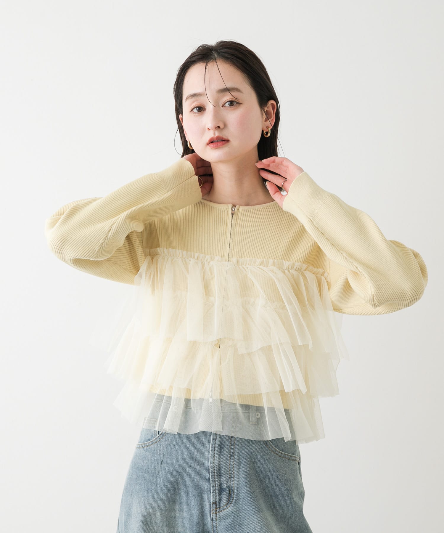 身長：169cm サイズ：one