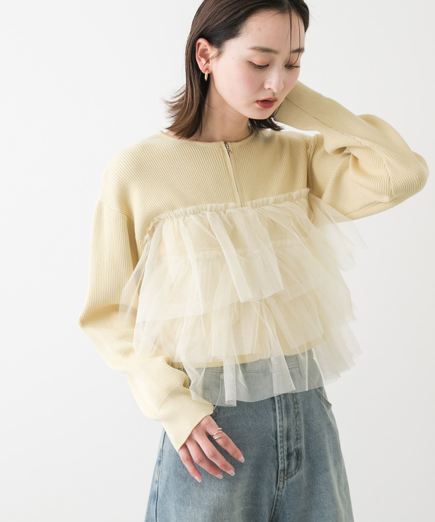 身長：169cm サイズ：one