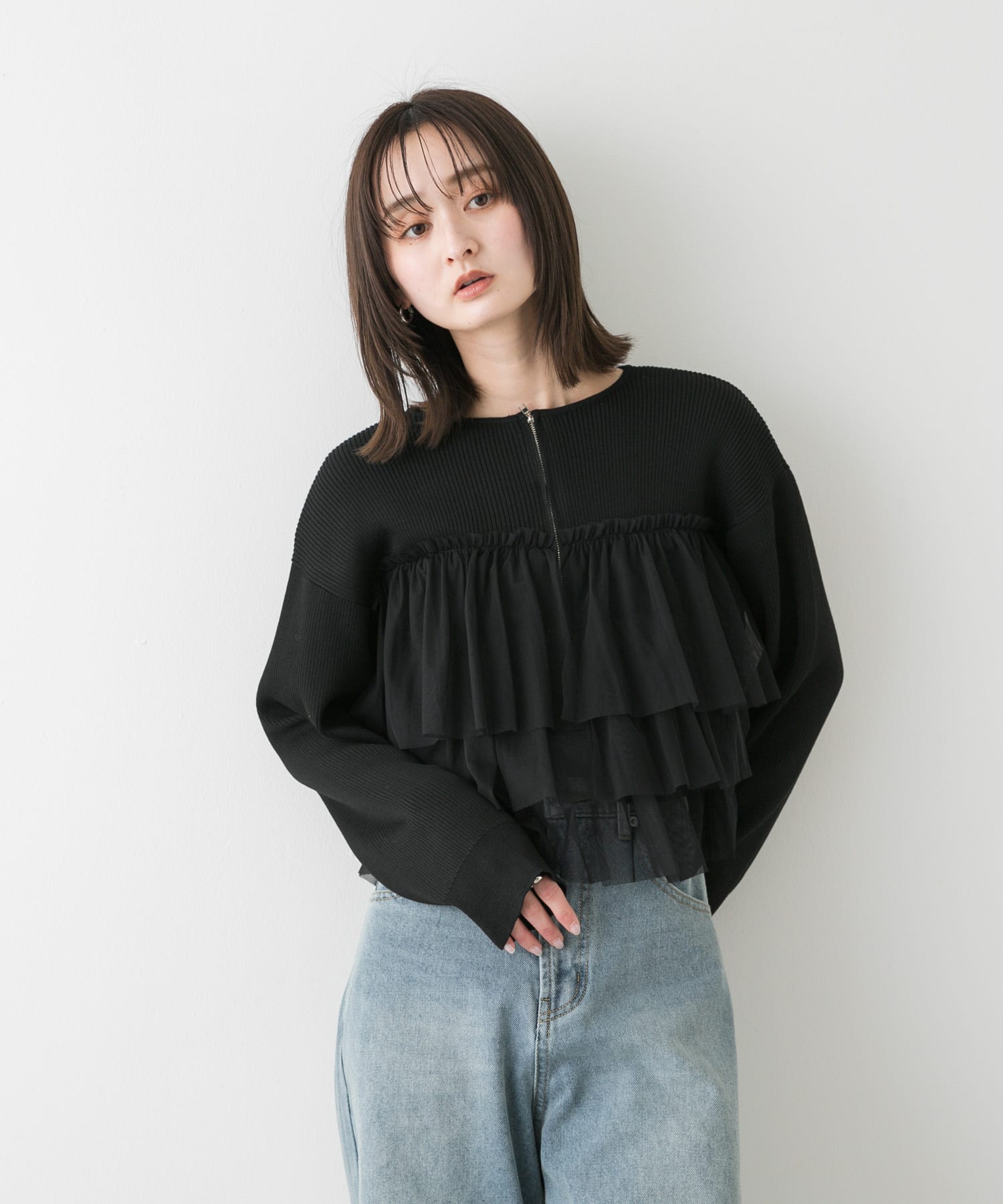 身長：169cm サイズ：one