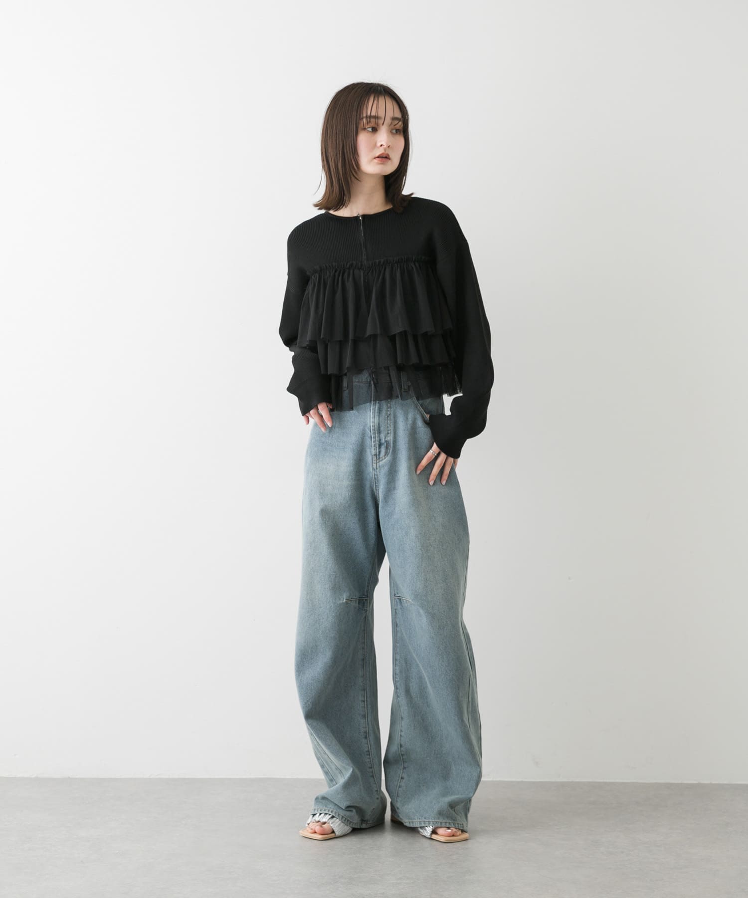 身長：169cm サイズ：one