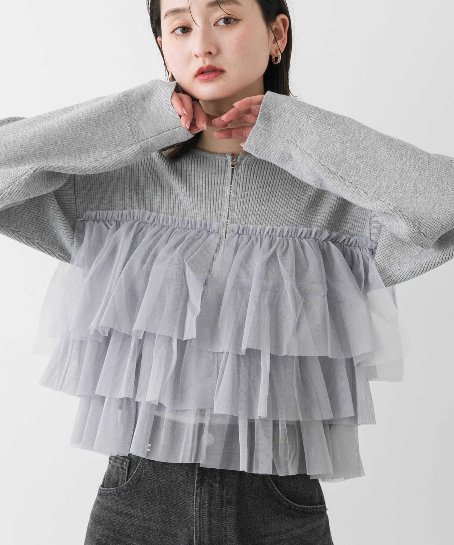 身長：169cm サイズ：one