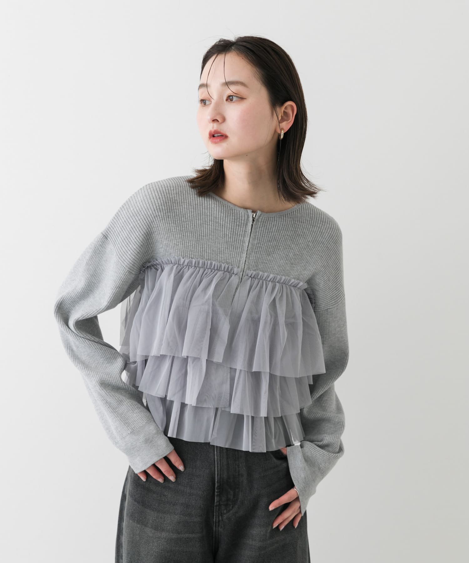 身長：169cm サイズ：one