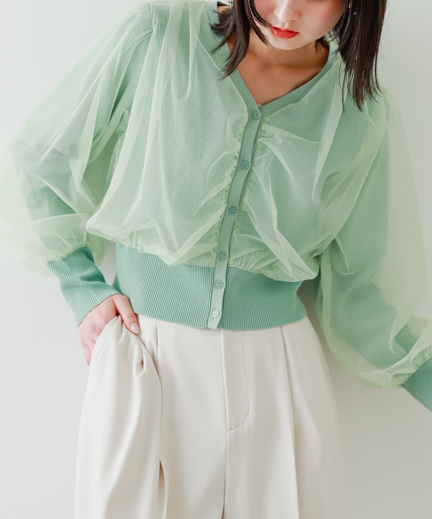 身長：169cm サイズ：one