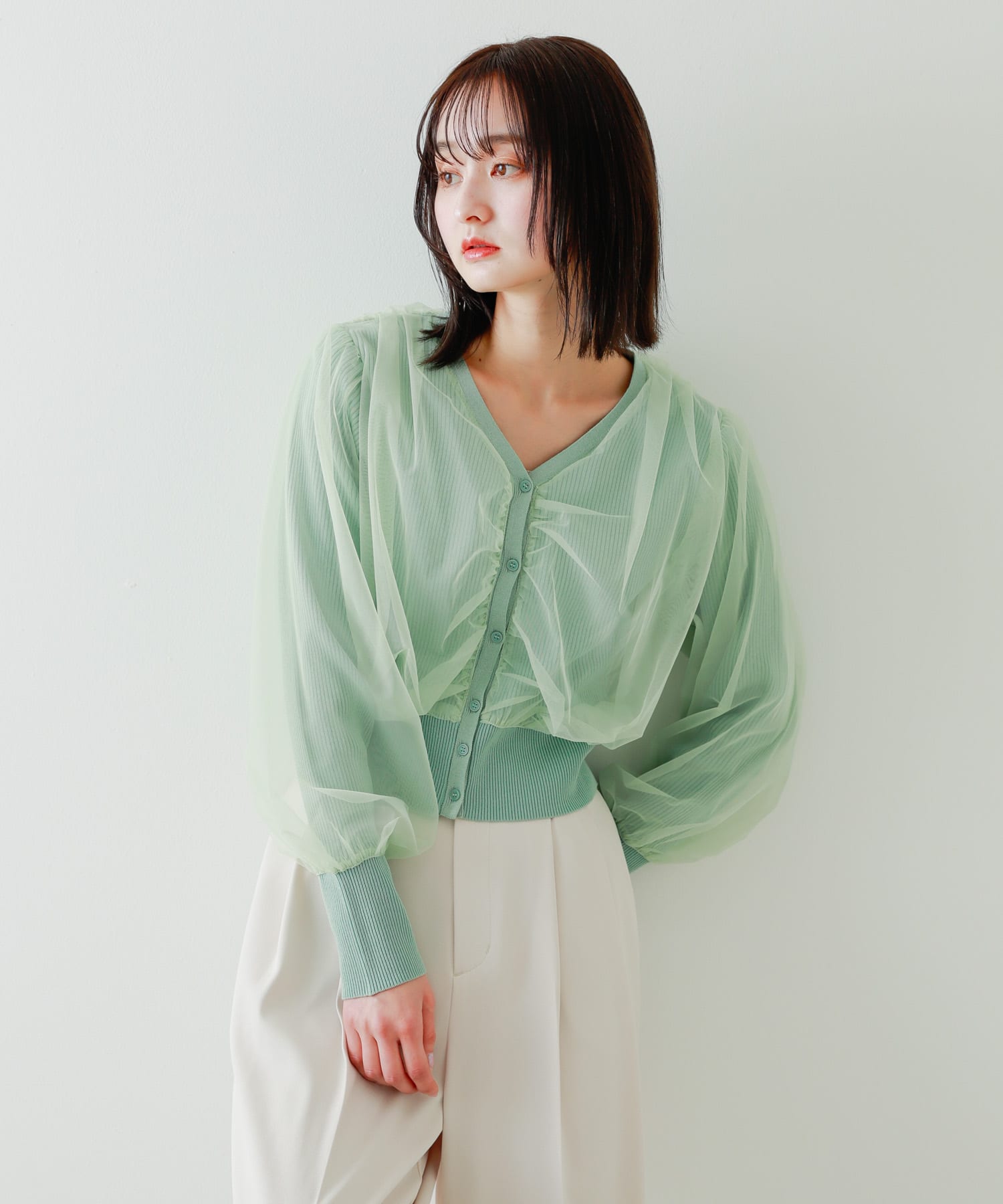 身長：169cm サイズ：one