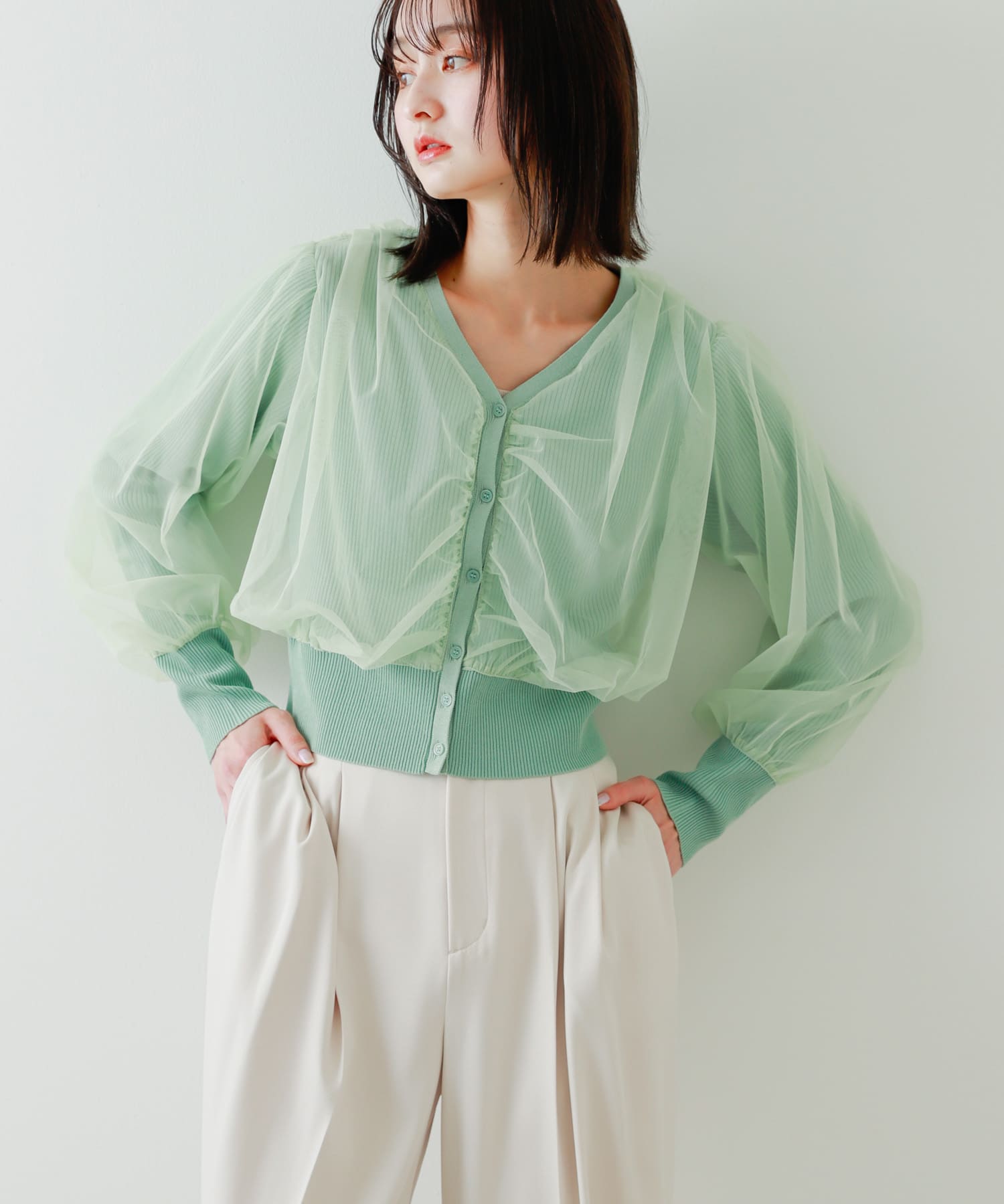 身長：169cm サイズ：one