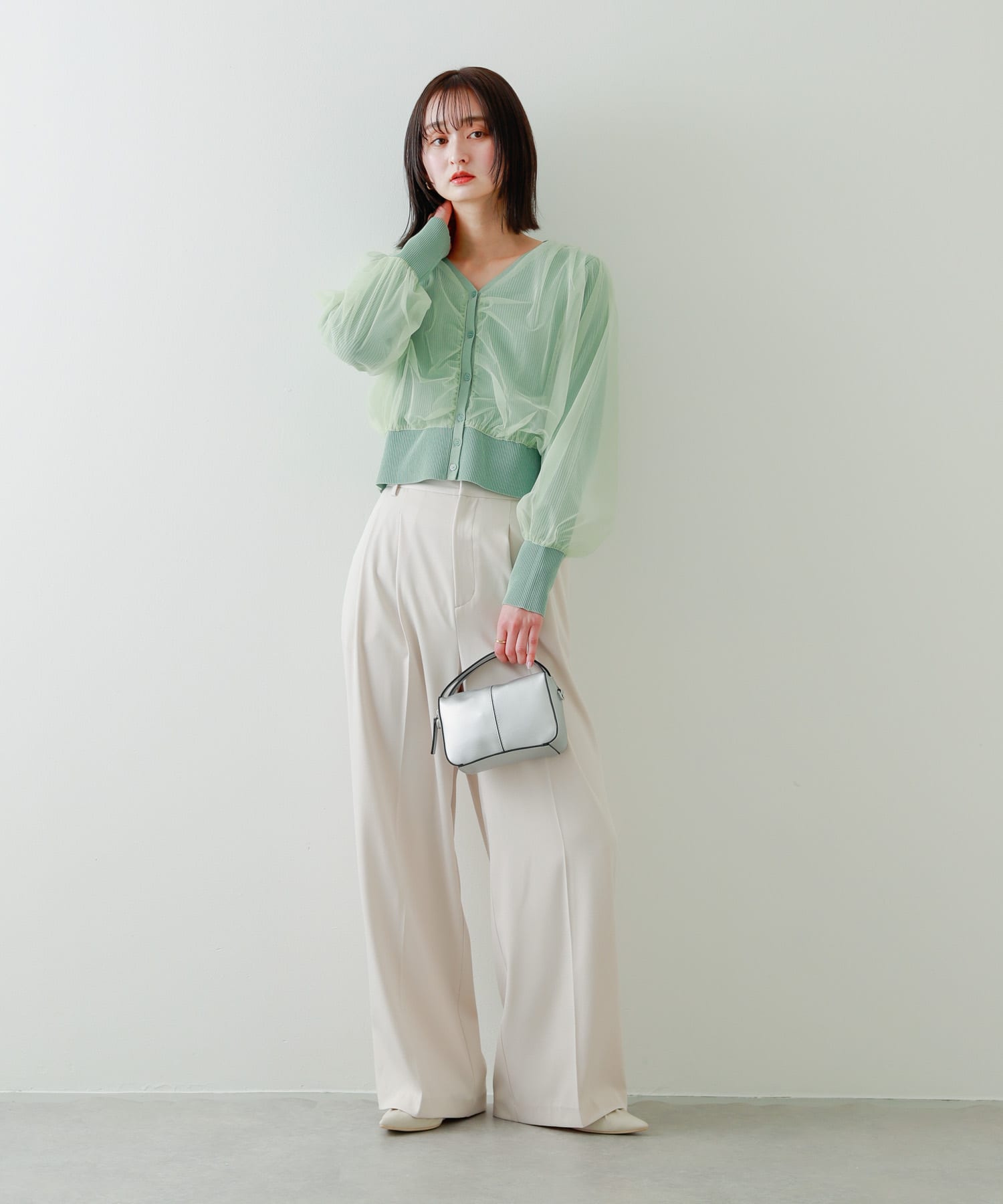 身長：169cm サイズ：one