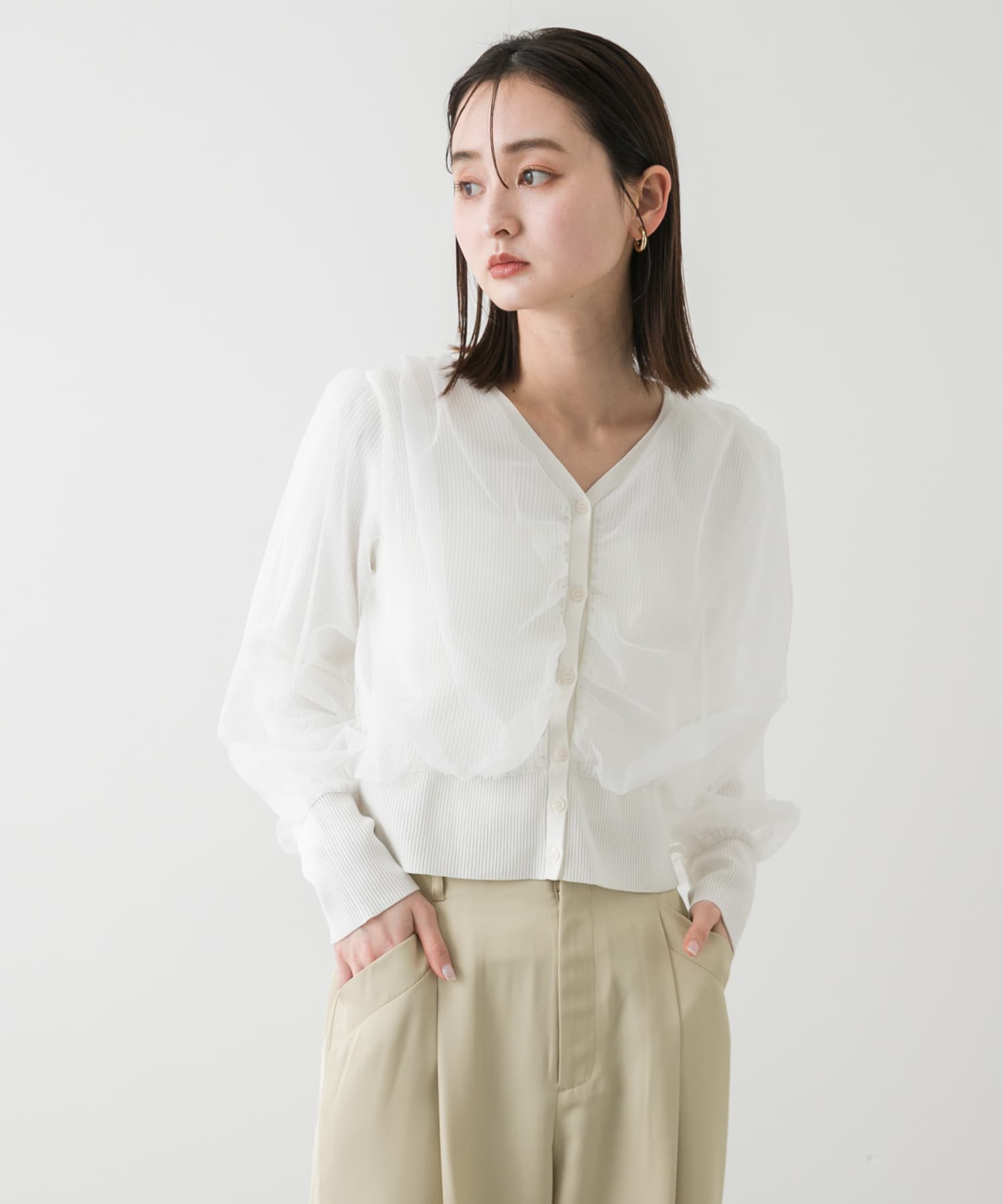 身長：169cm サイズ：one