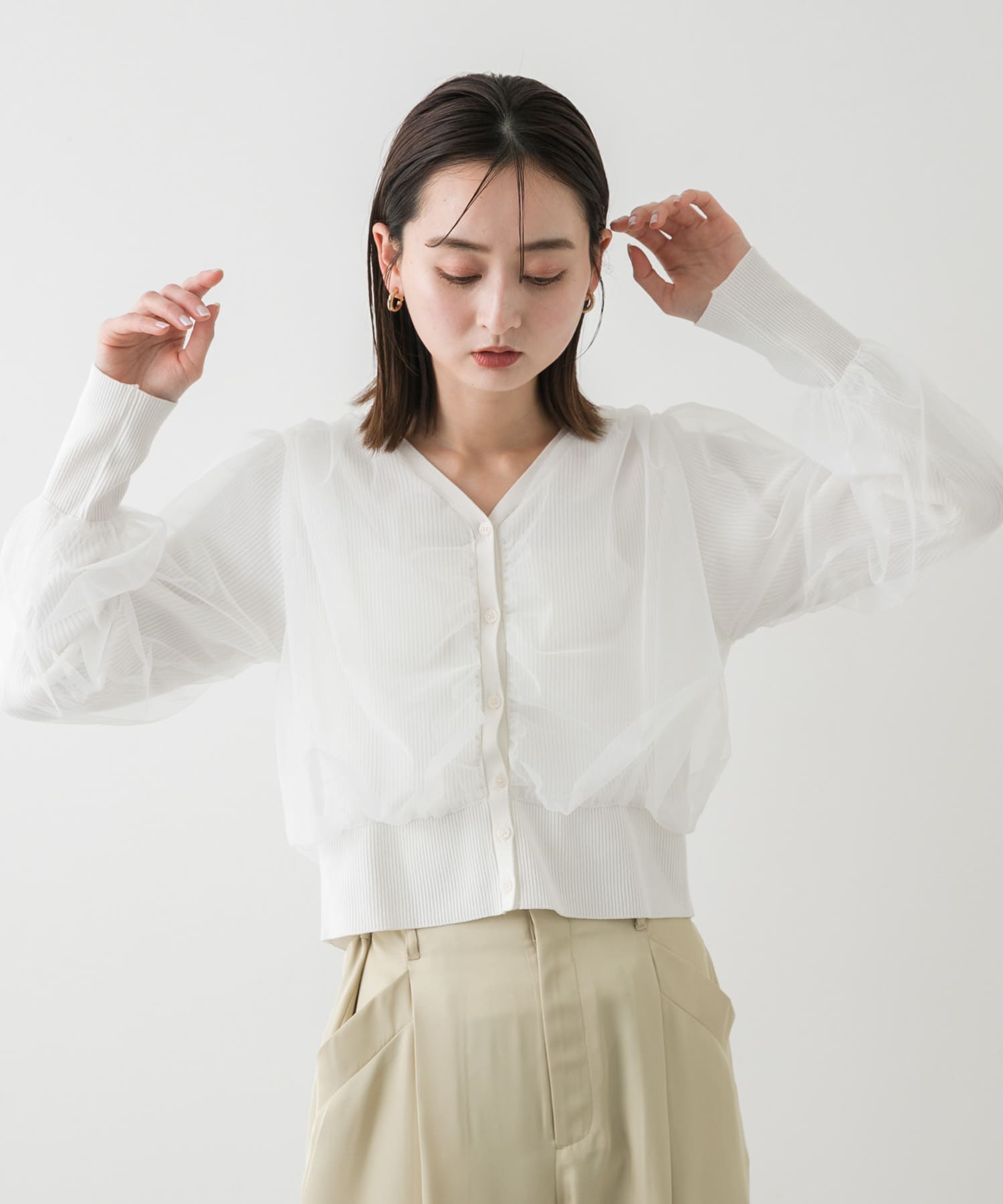 身長：169cm サイズ：one