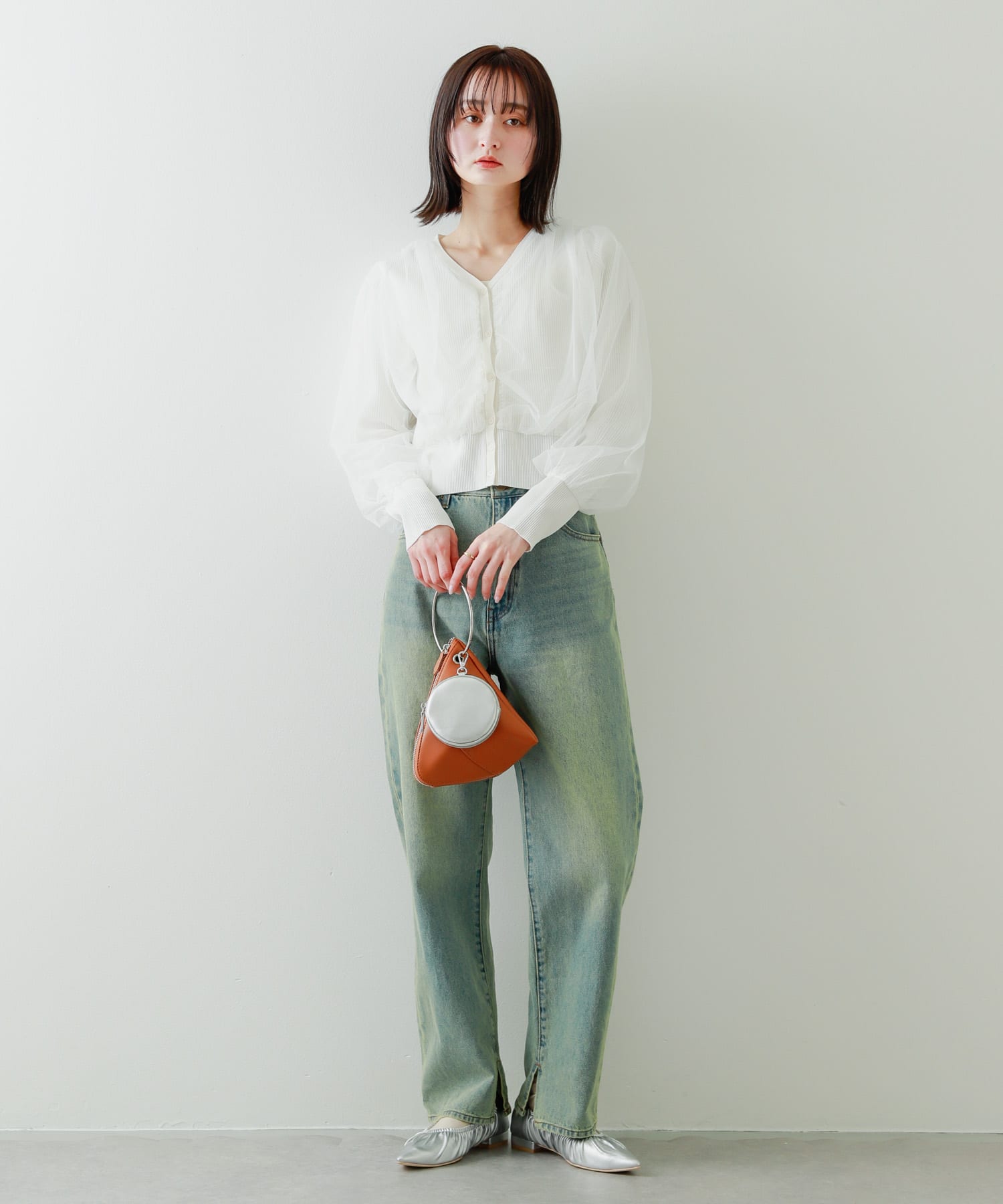 身長：169cm サイズ：one