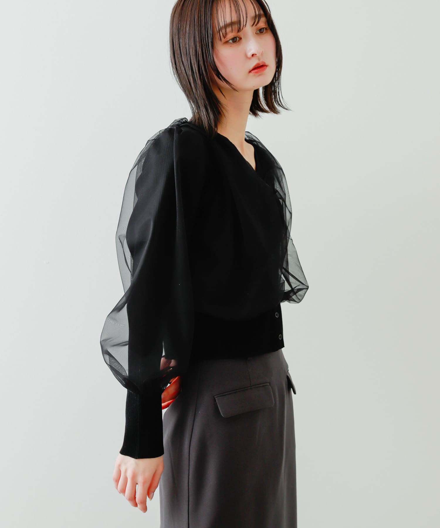 身長：169cm サイズ：one