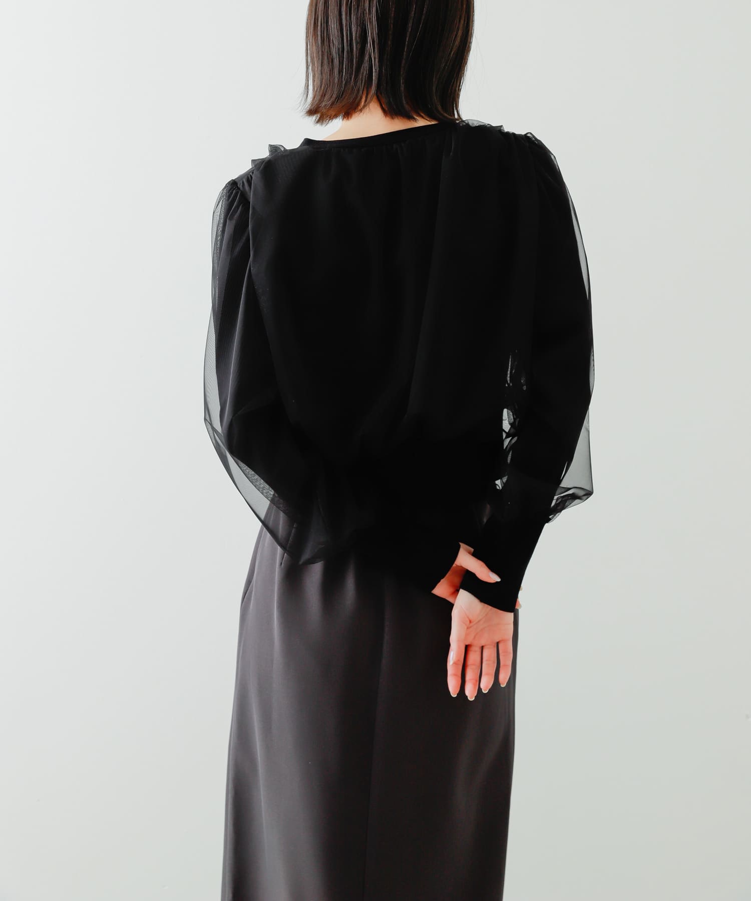 身長：169cm サイズ：one