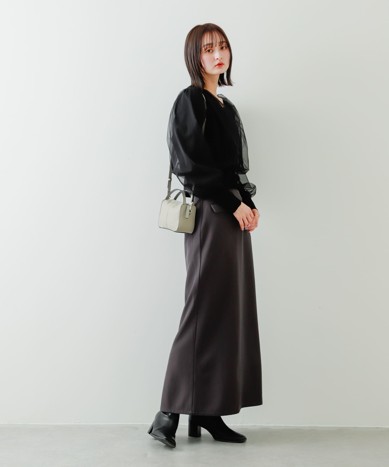 身長：169cm サイズ：one