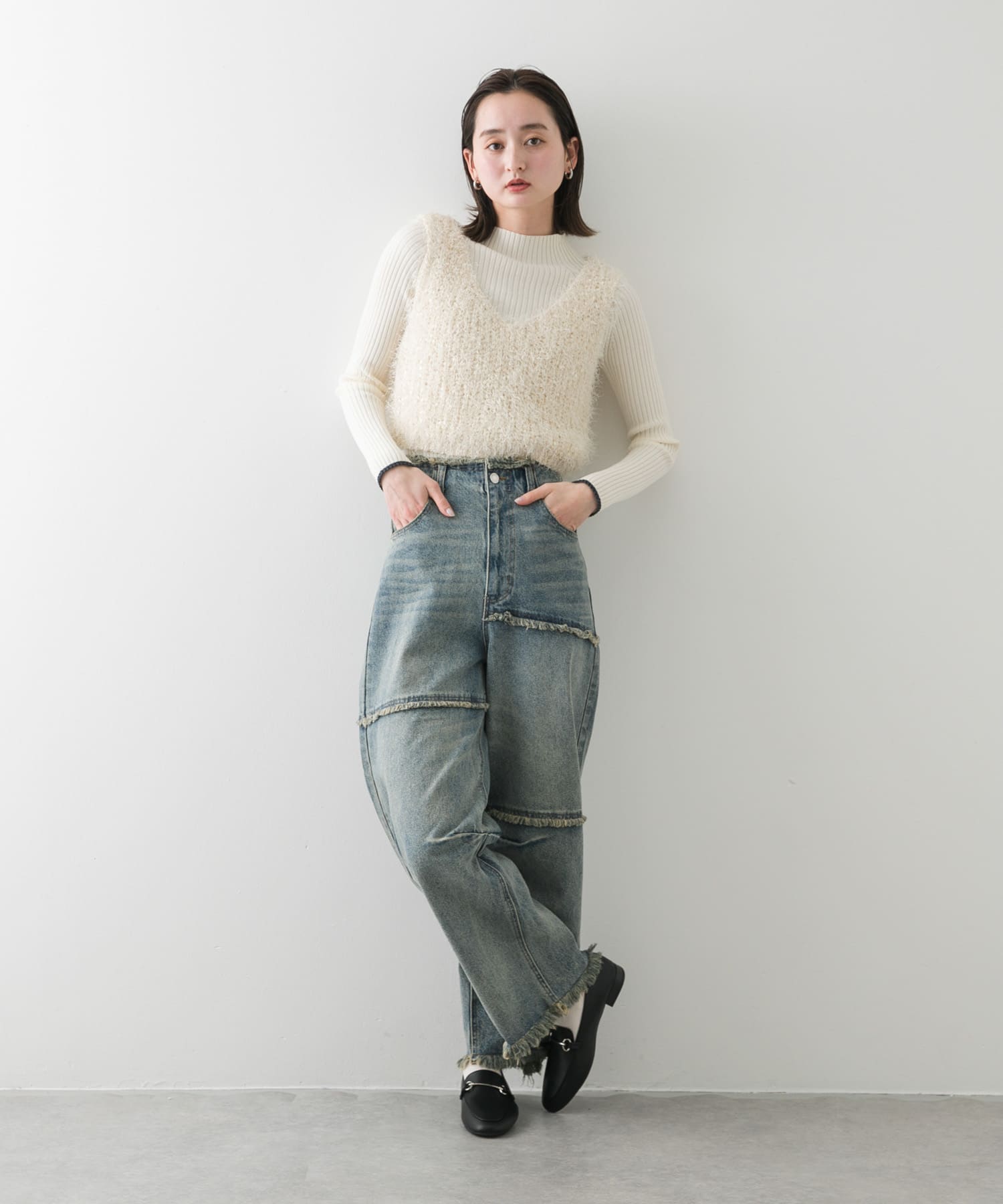 身長：169cm サイズ：one