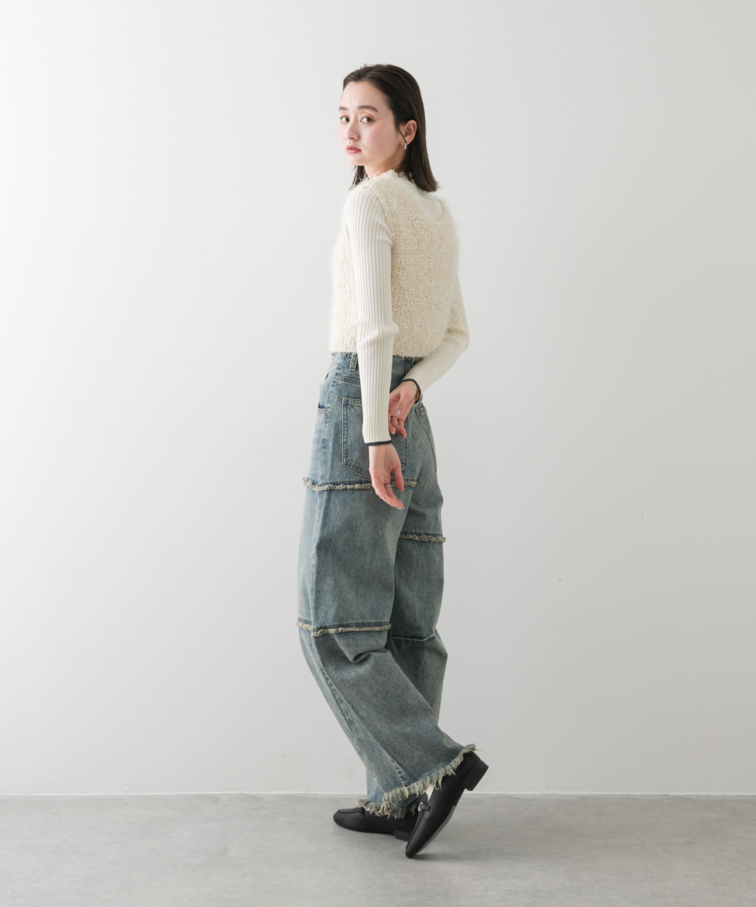 身長：169cm サイズ：one