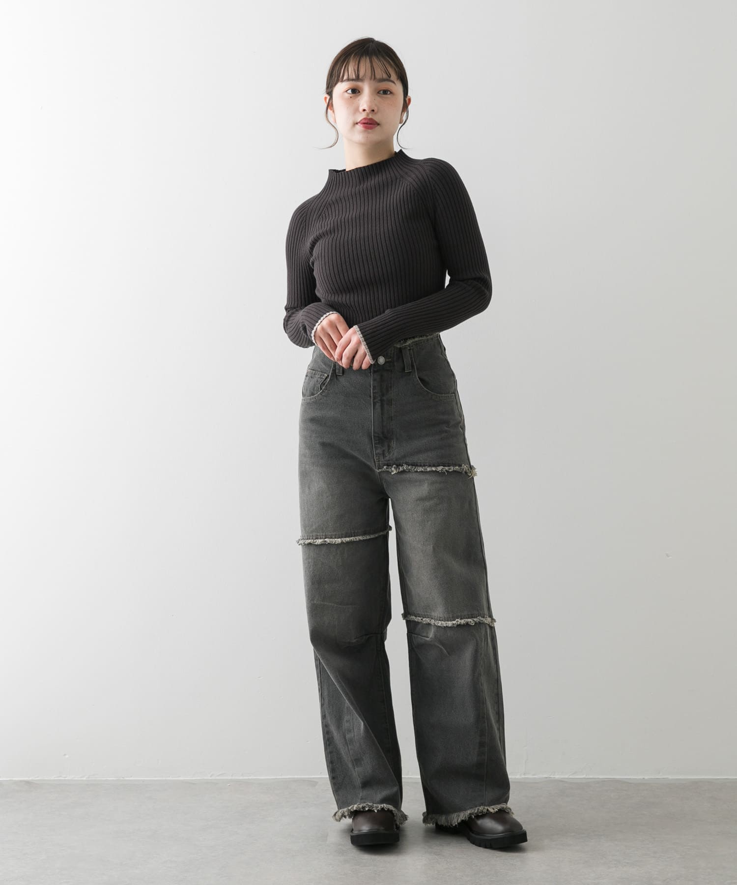 身長：158cm サイズ：one