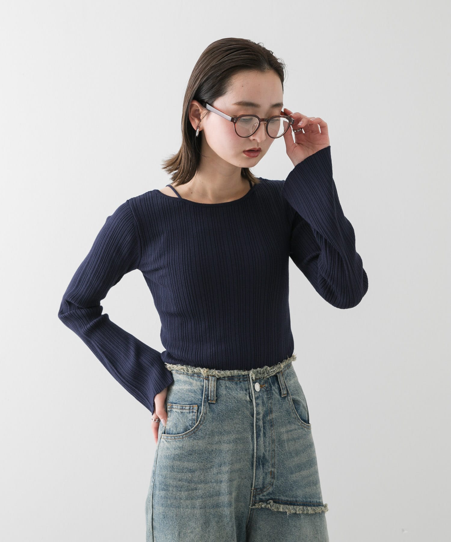 身長：169cm サイズ：one