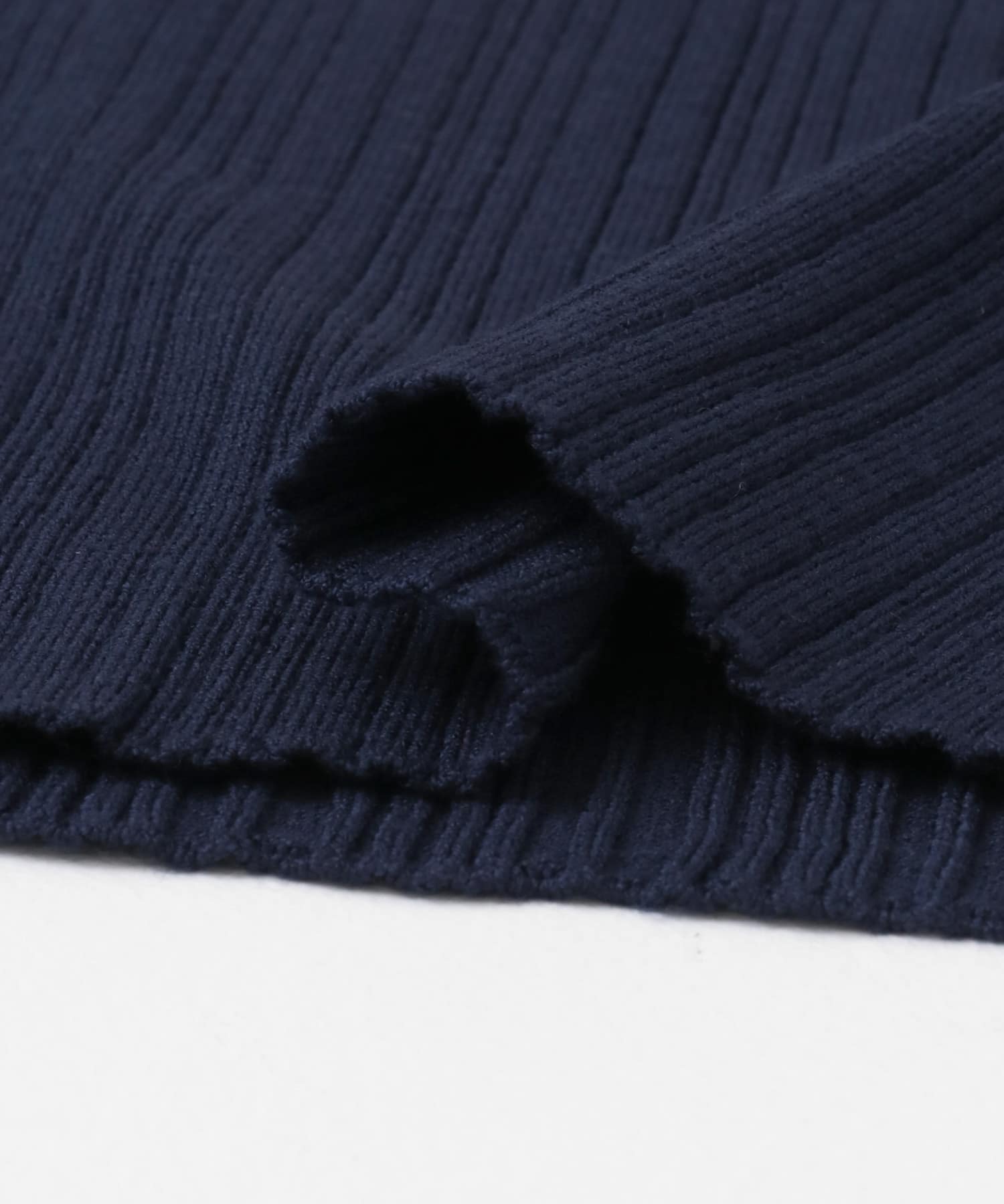 ストラップラウンドネックセーター NAVY one