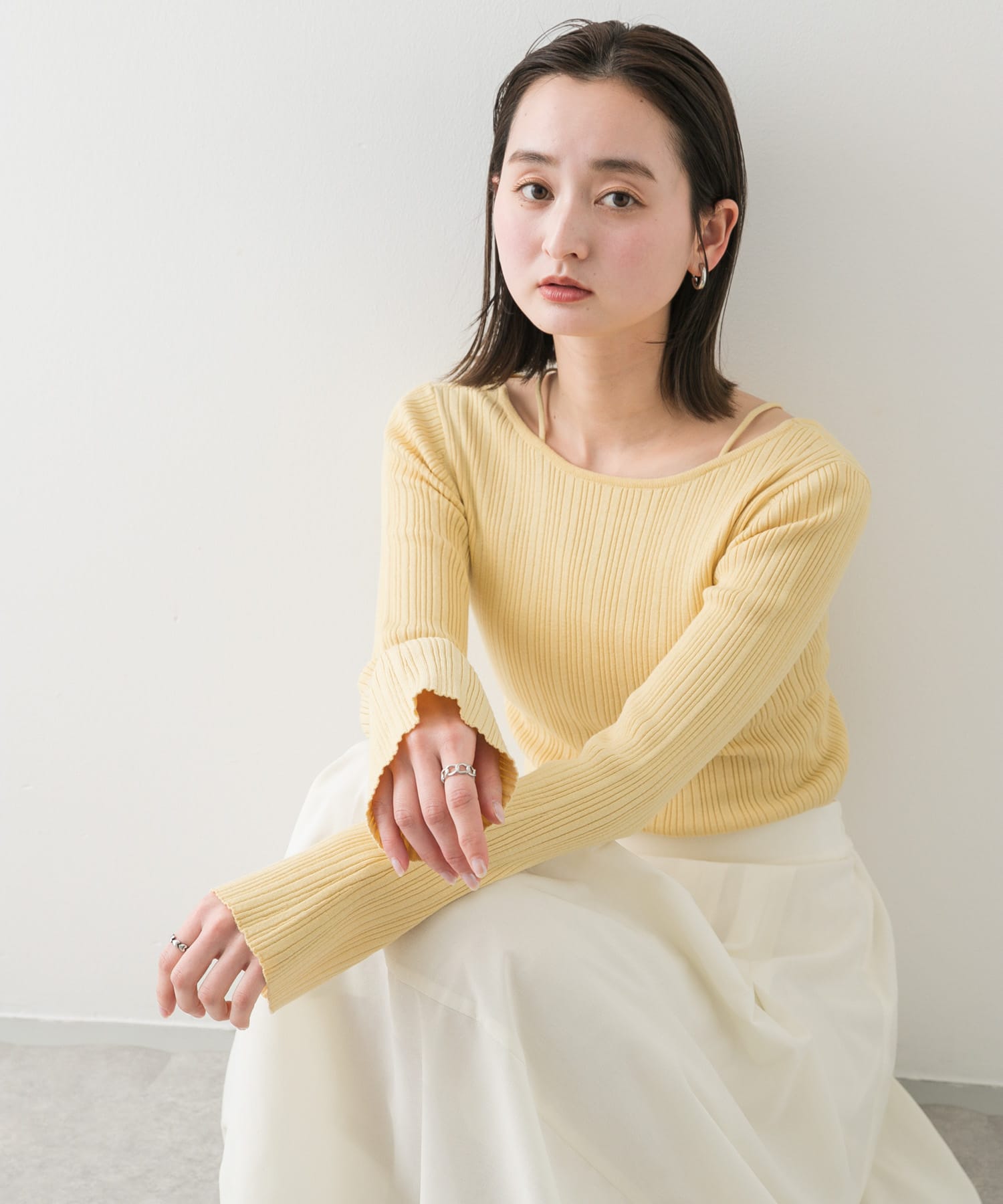 身長：169cm サイズ：one