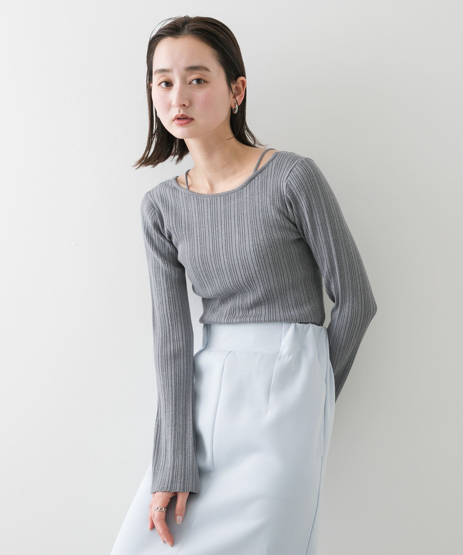 身長：169cm サイズ：one