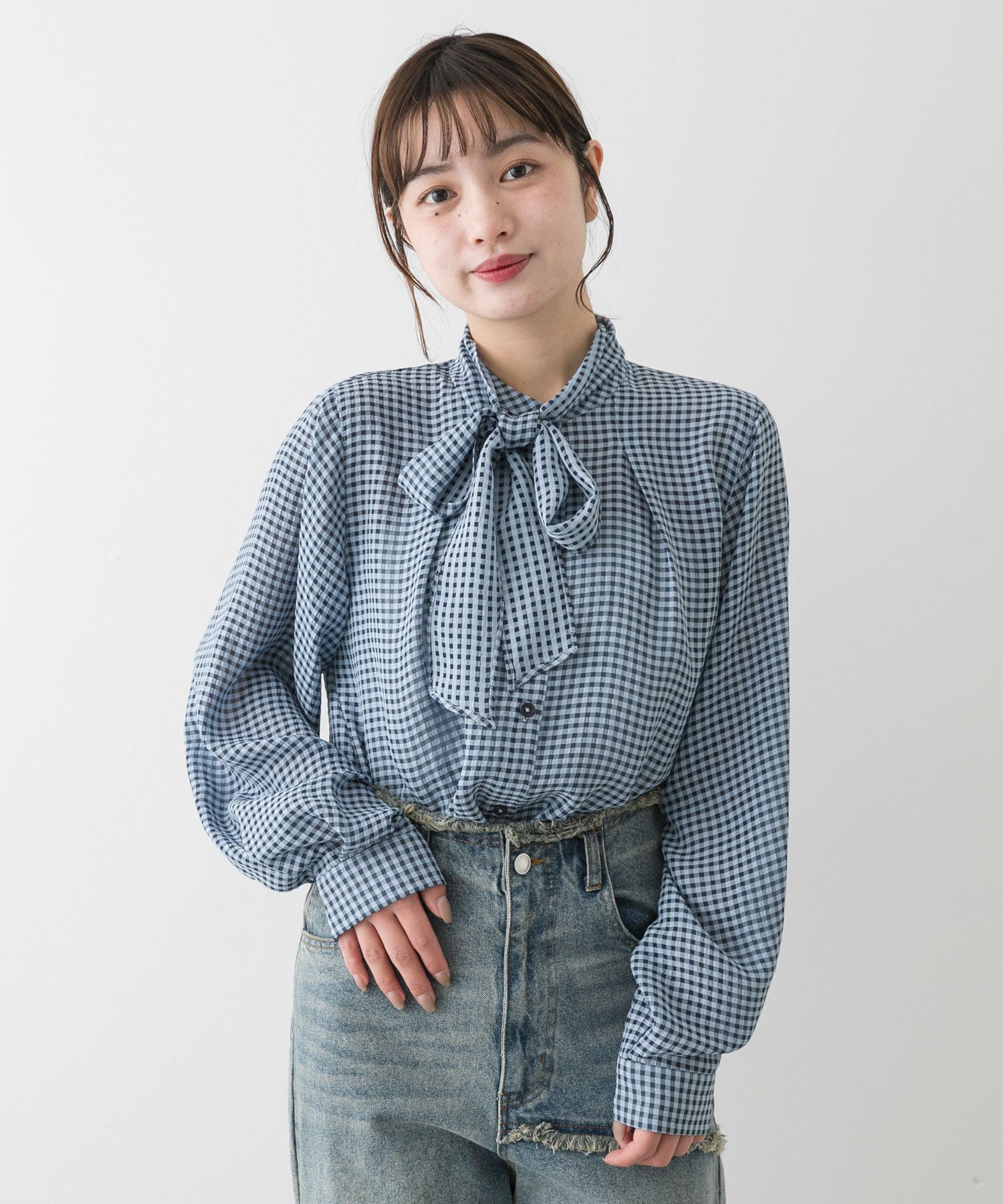 身長：158cm サイズ：one
