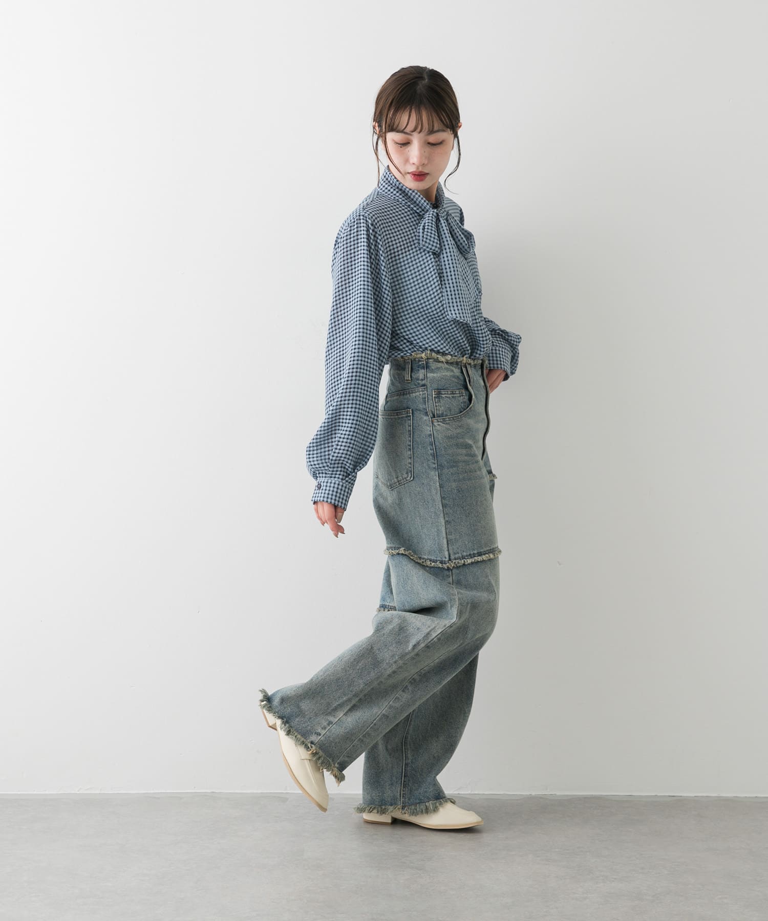 身長：158cm サイズ：one