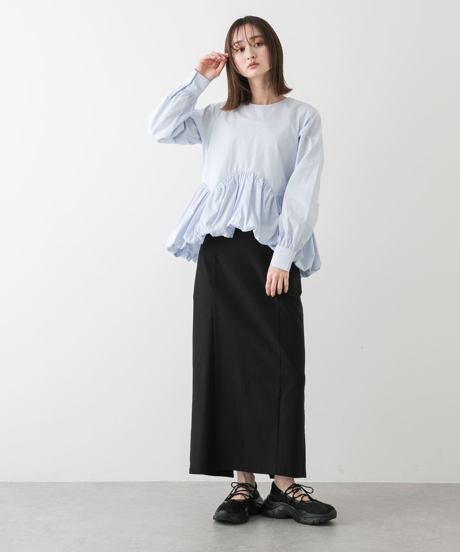 身長：169cm サイズ：one