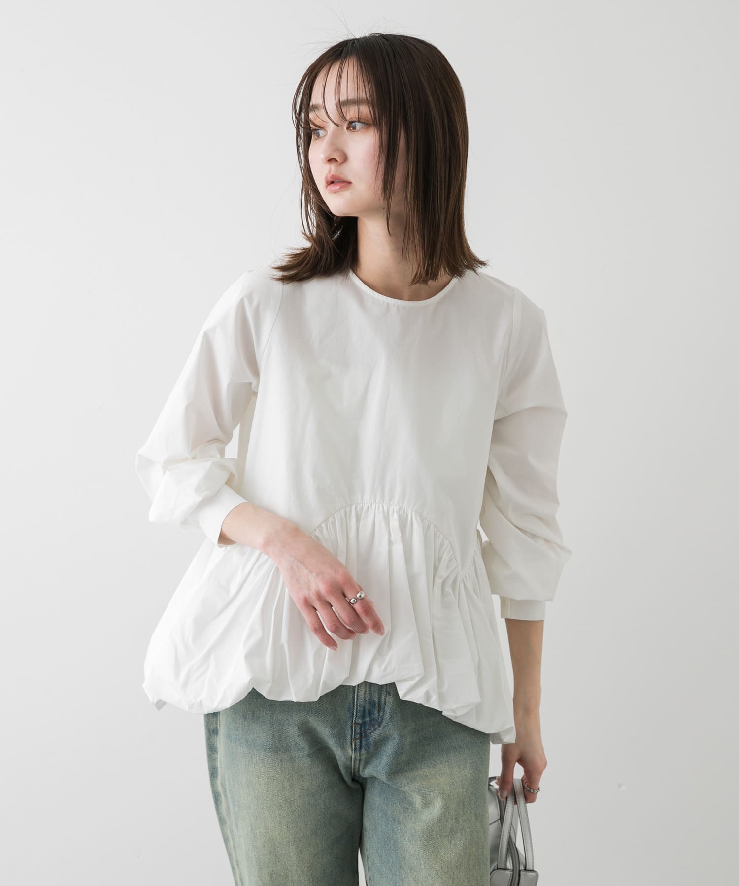 身長：169cm サイズ：one