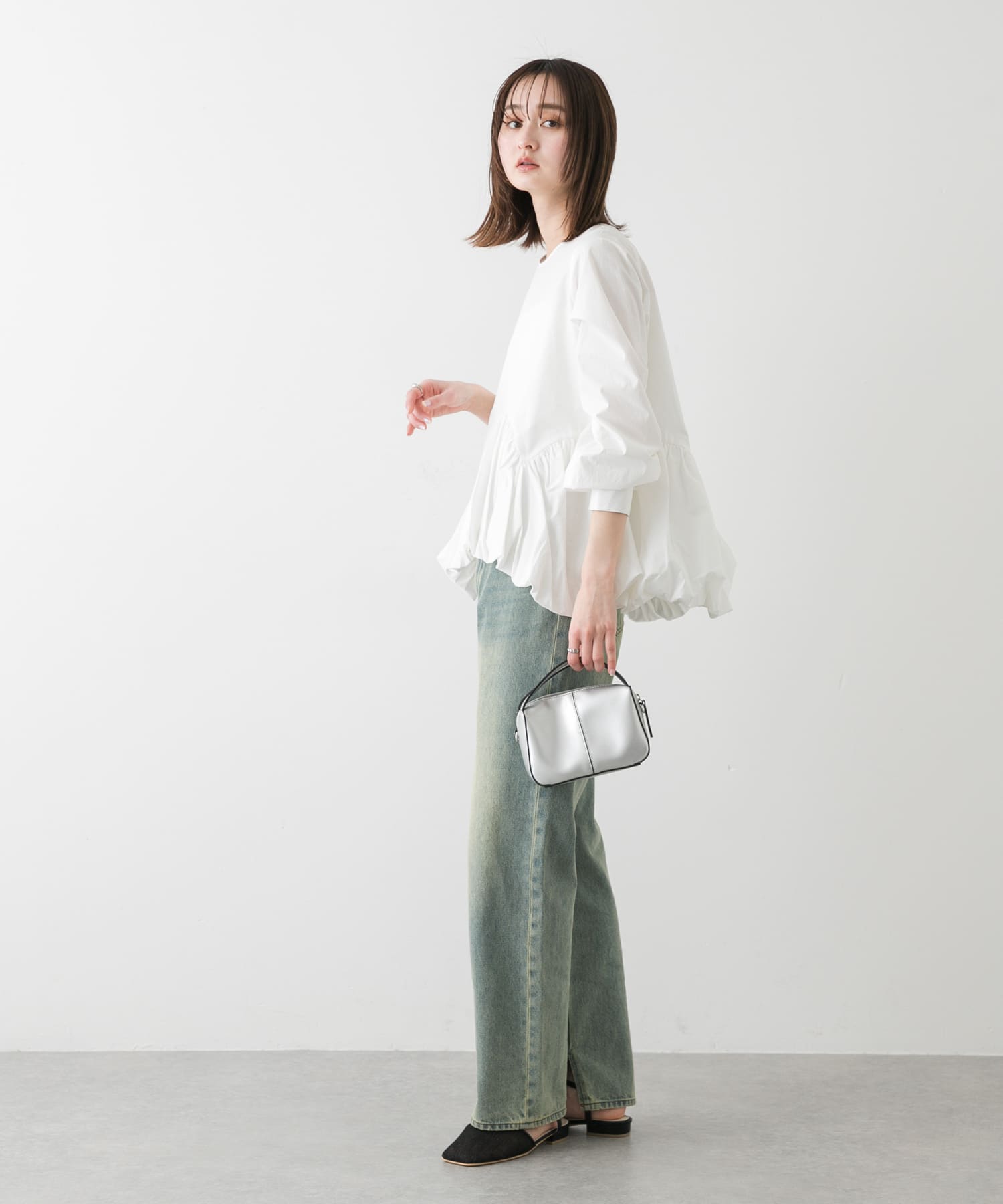 身長：169cm サイズ：one