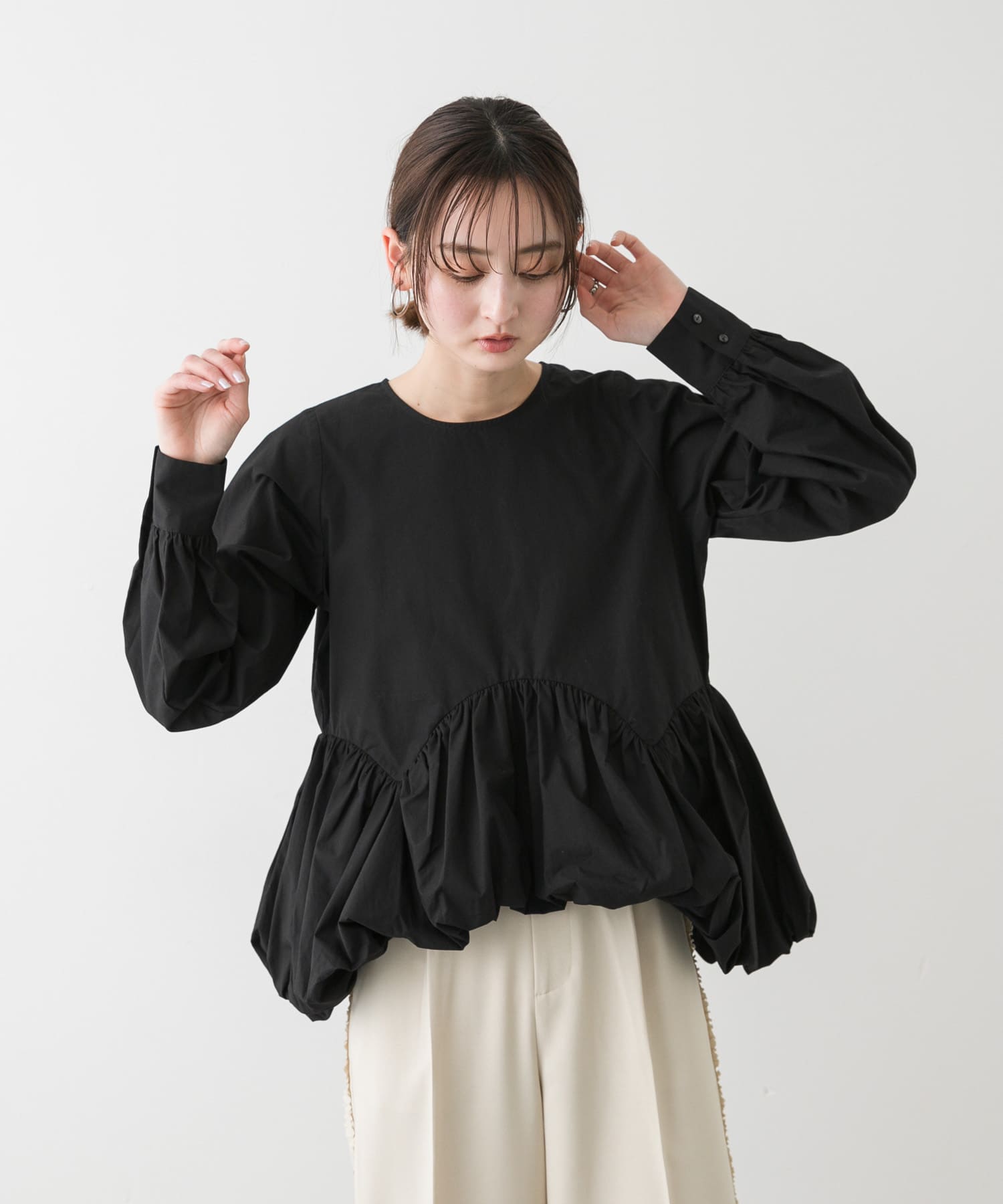 身長：169cm サイズ：one