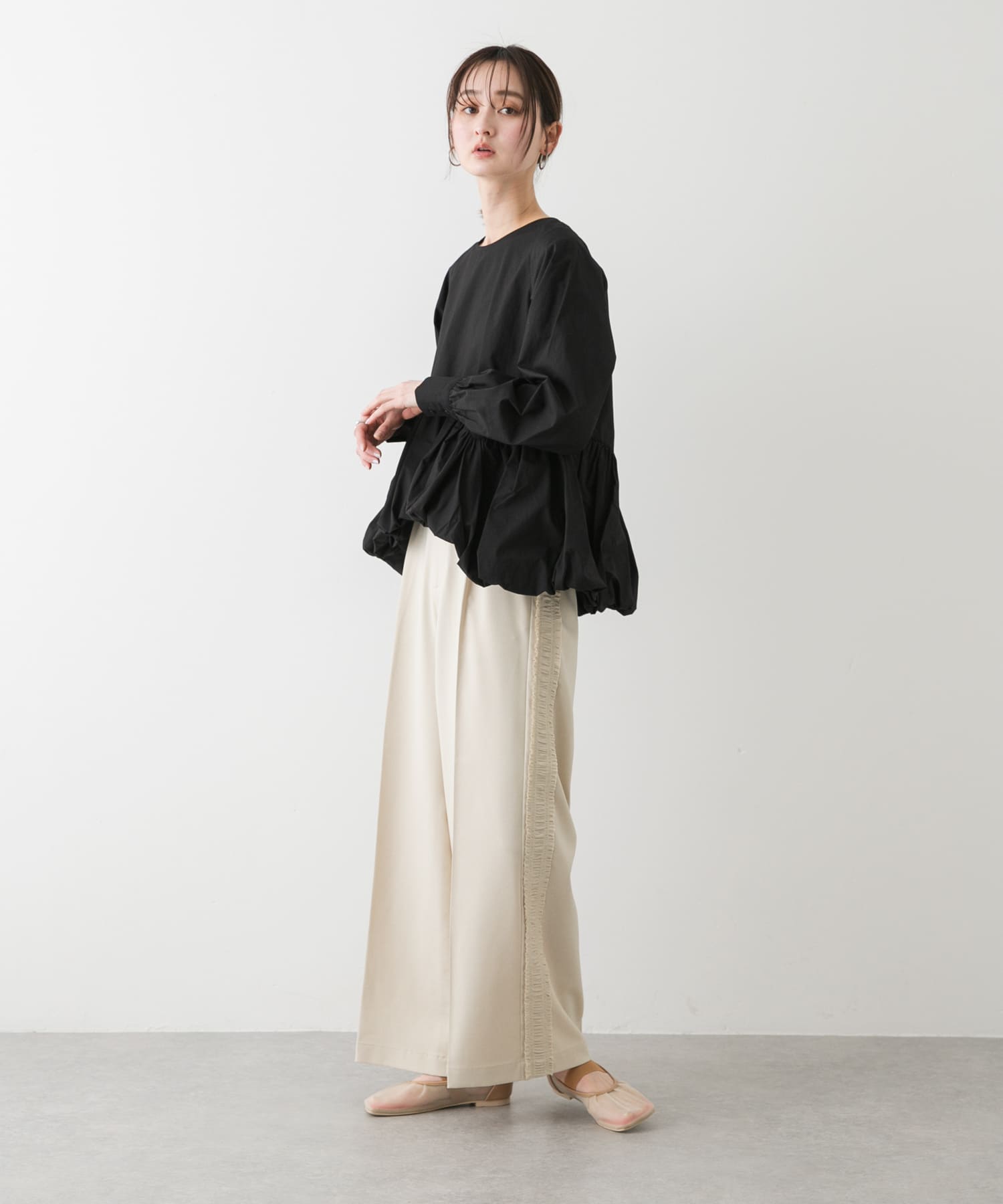 身長：169cm サイズ：one