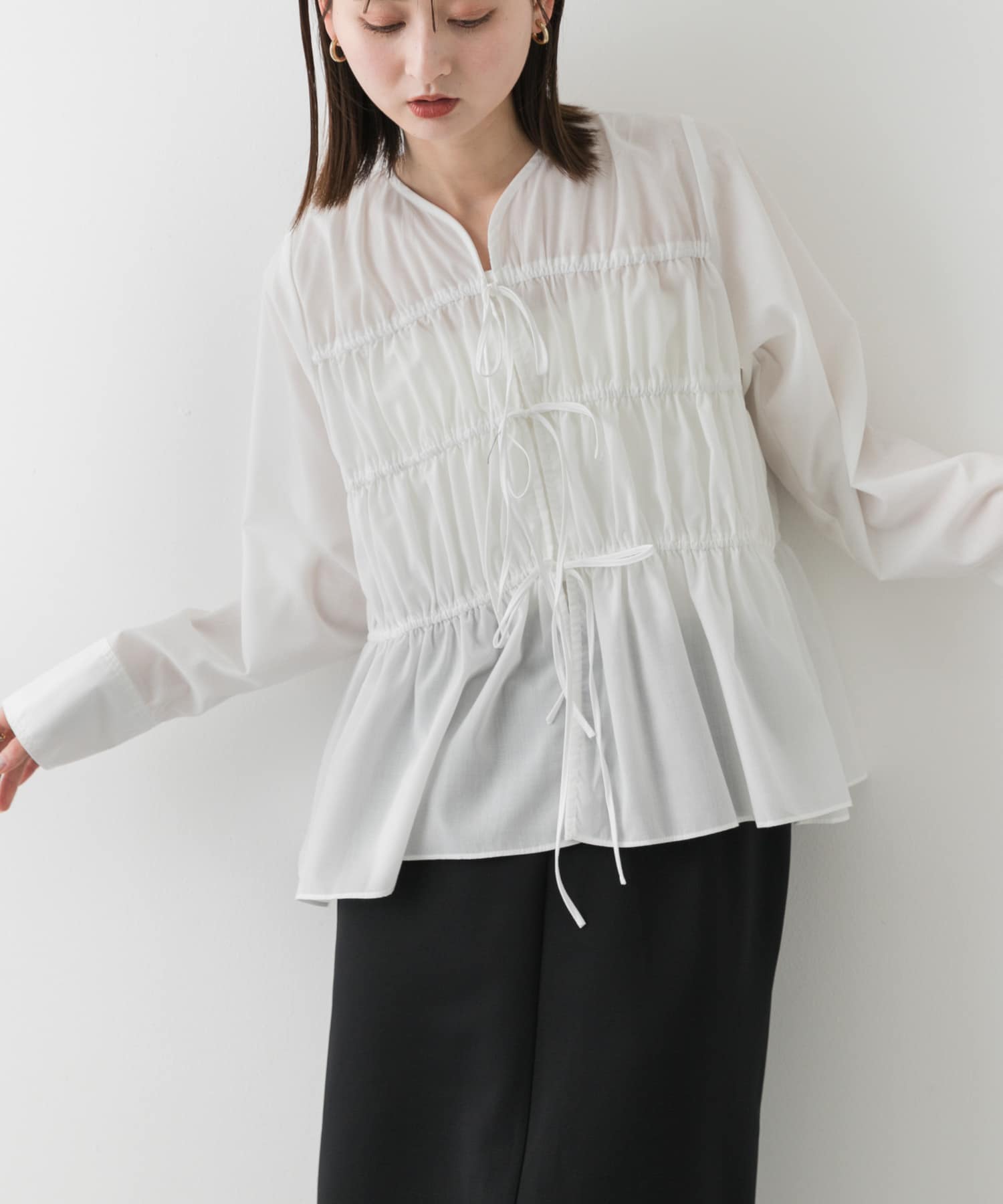 身長：169cm サイズ：one