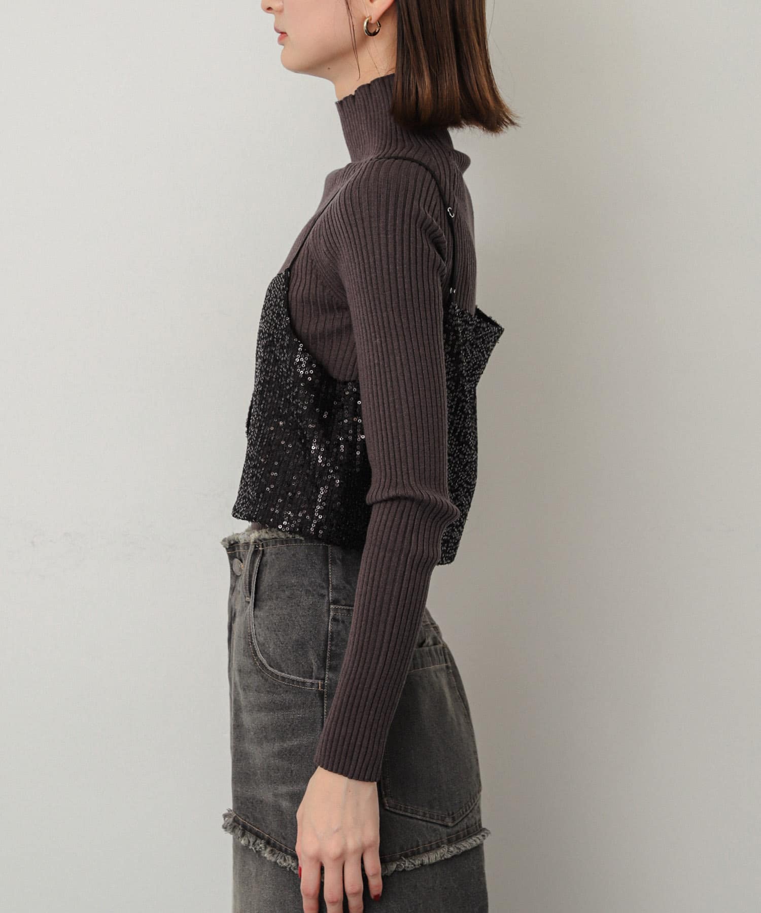 身長：169cm サイズ：one