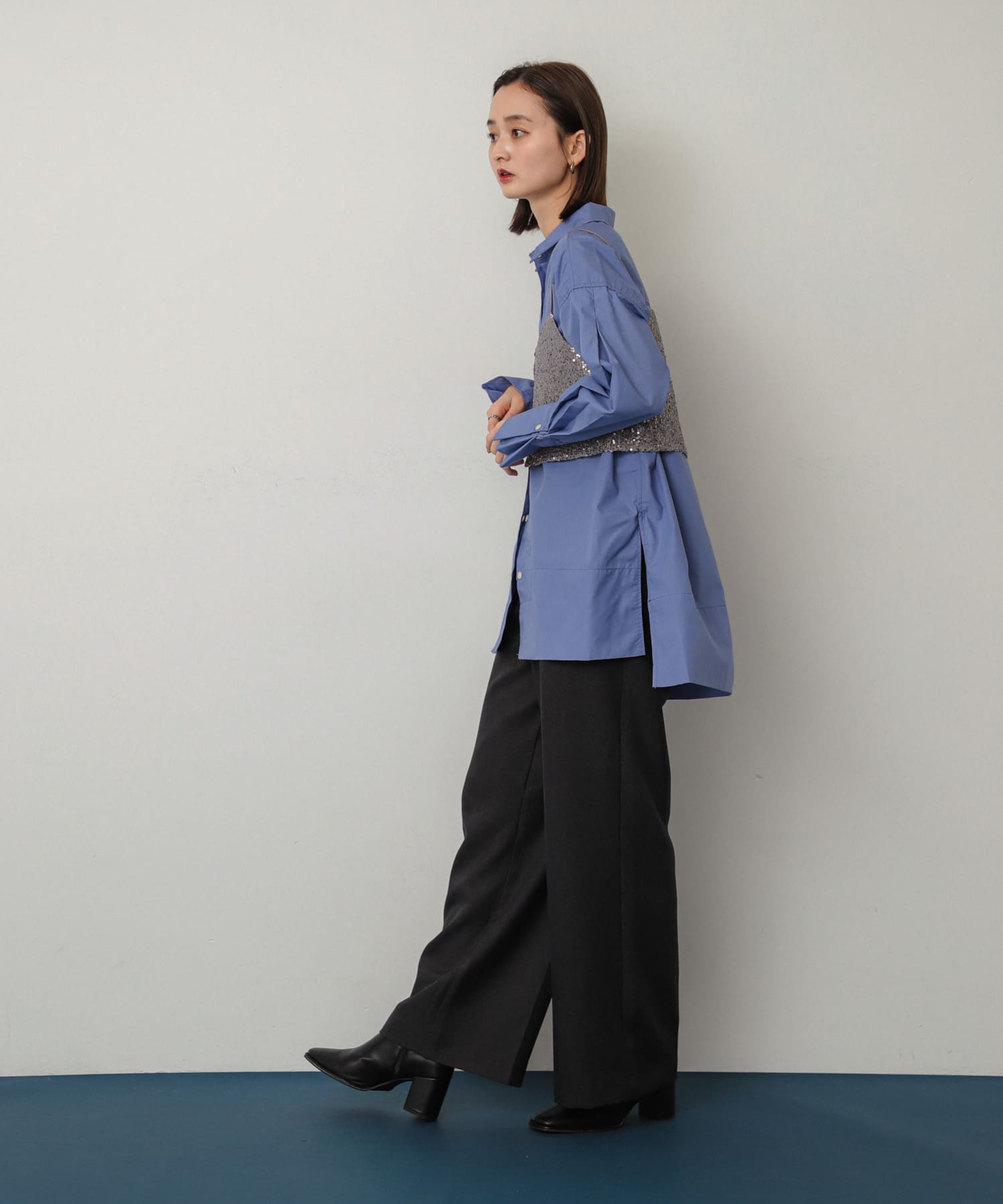 身長：169cm サイズ：one