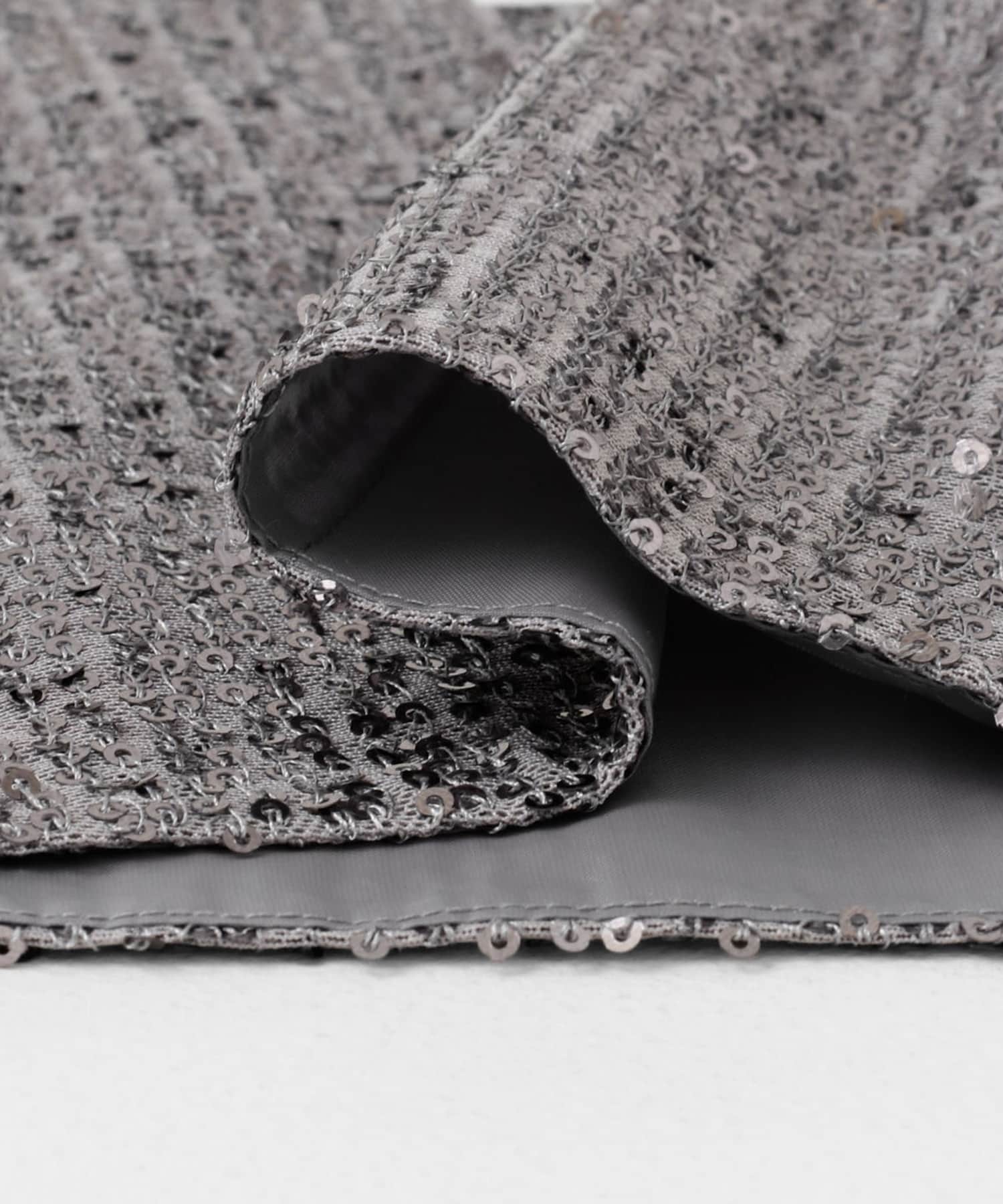 スパンコールホックビスチェ GRAY one