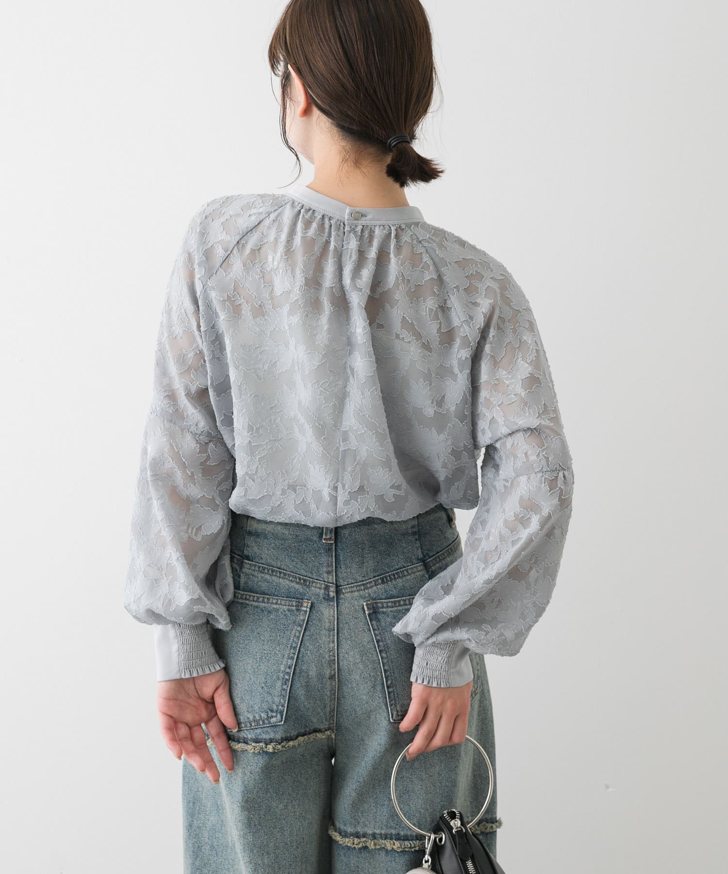身長：158cm サイズ：one