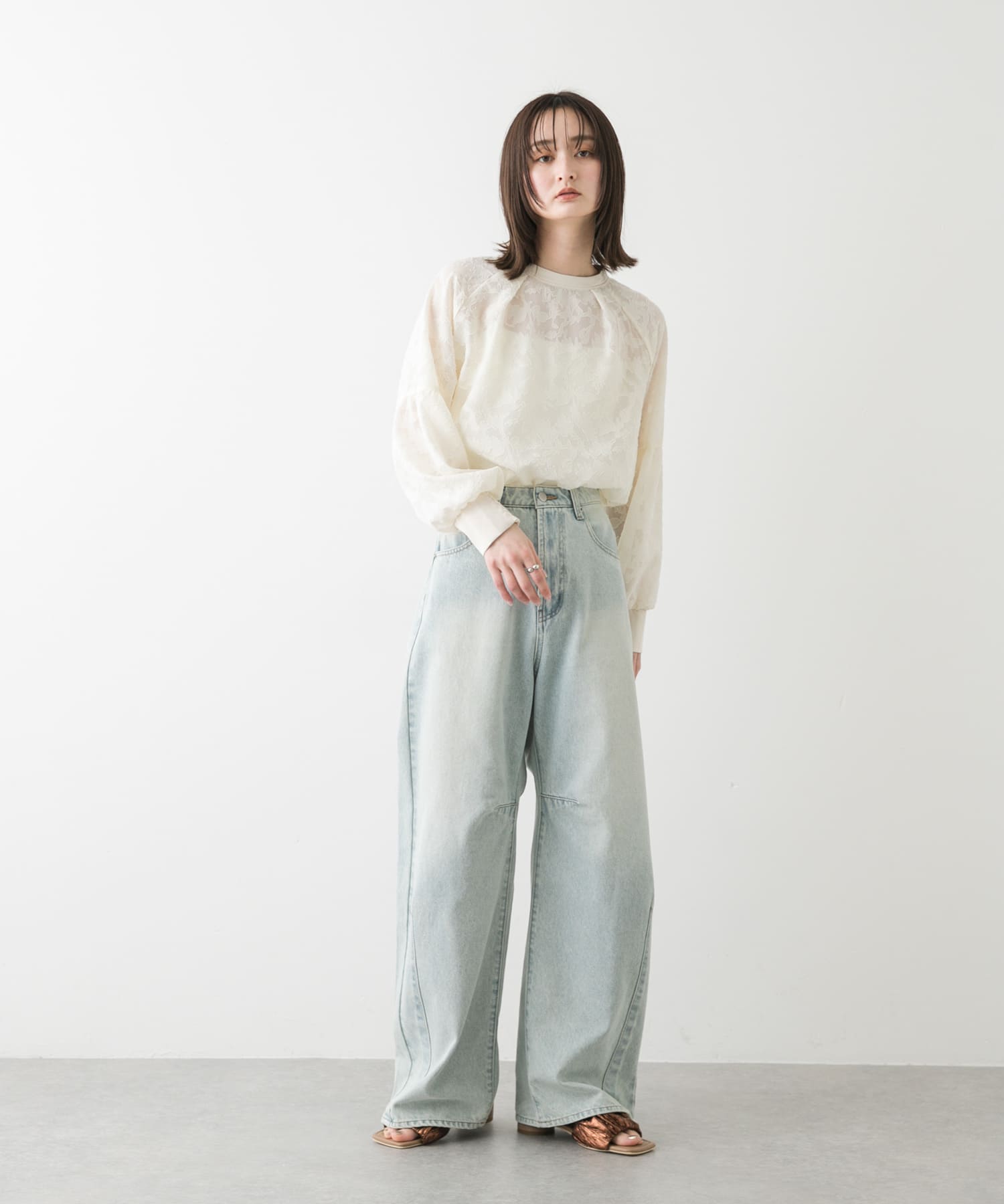 身長：169cm サイズ：one