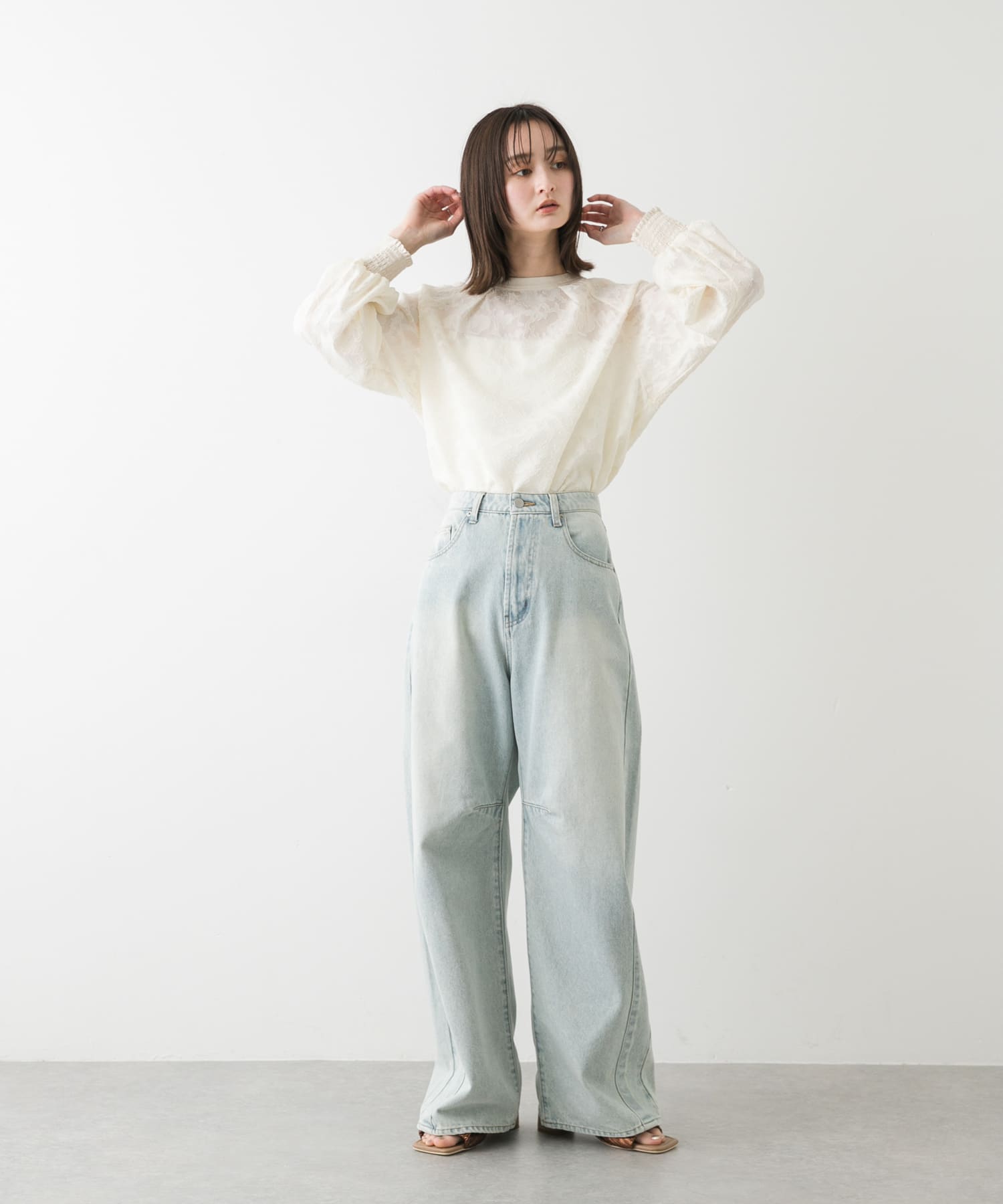身長：169cm サイズ：one