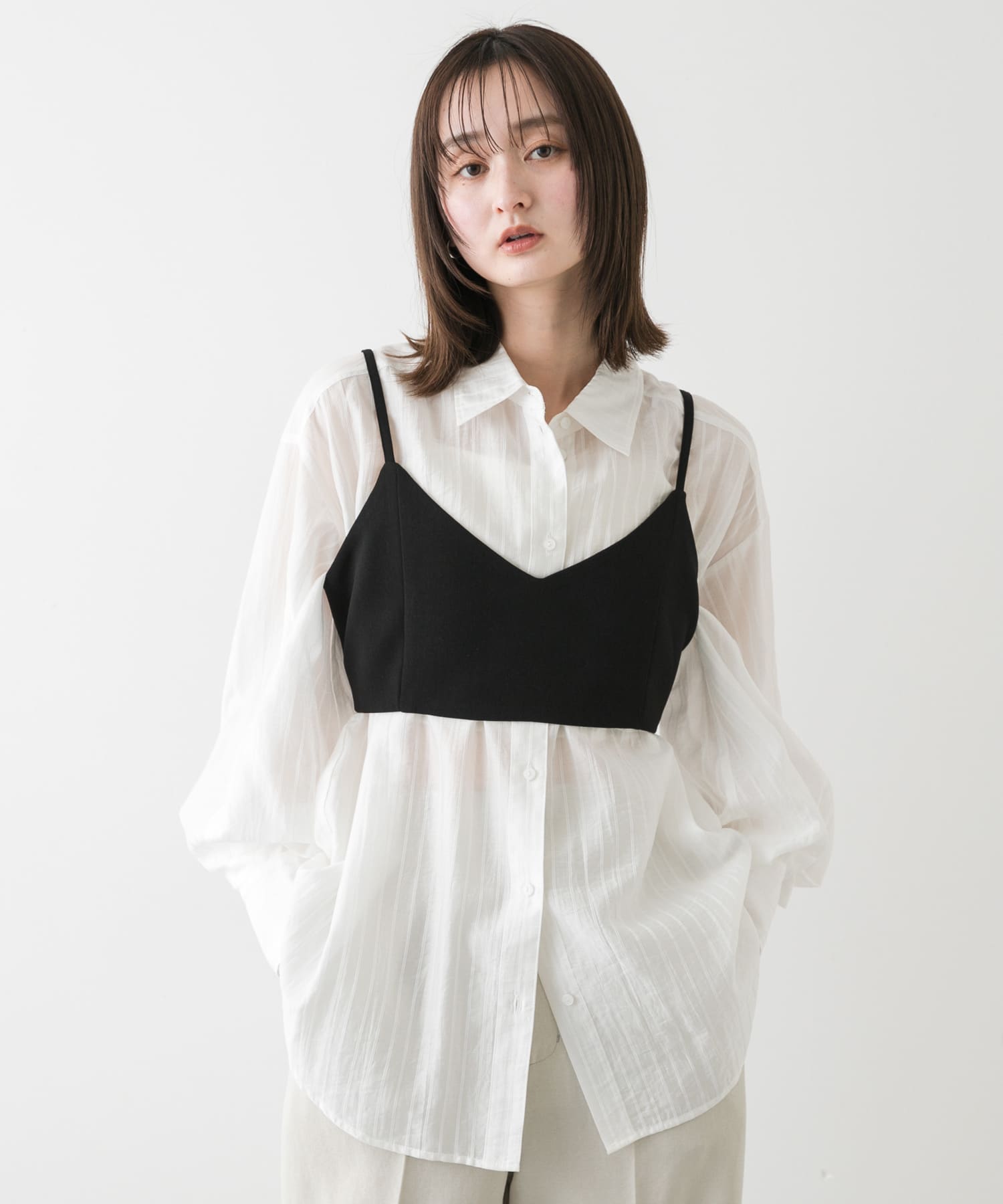 身長：169cm サイズ：one