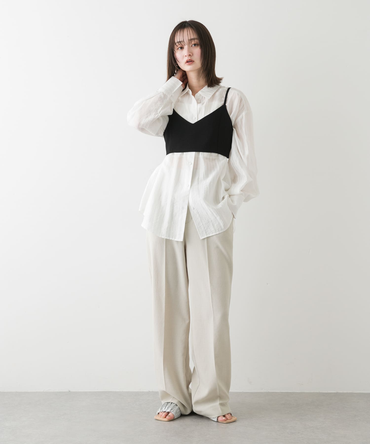 身長：169cm サイズ：one