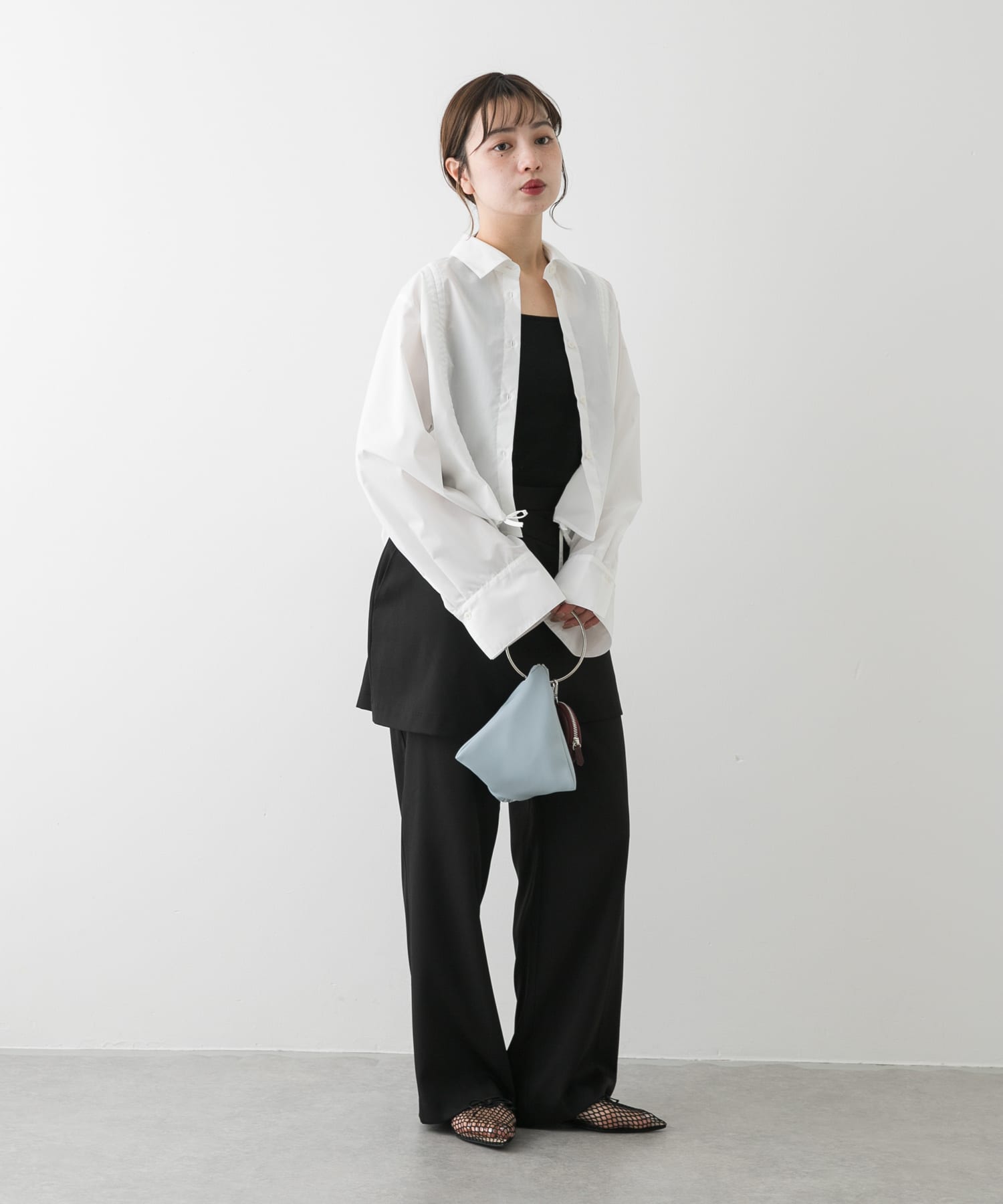 身長：158cm サイズ：one