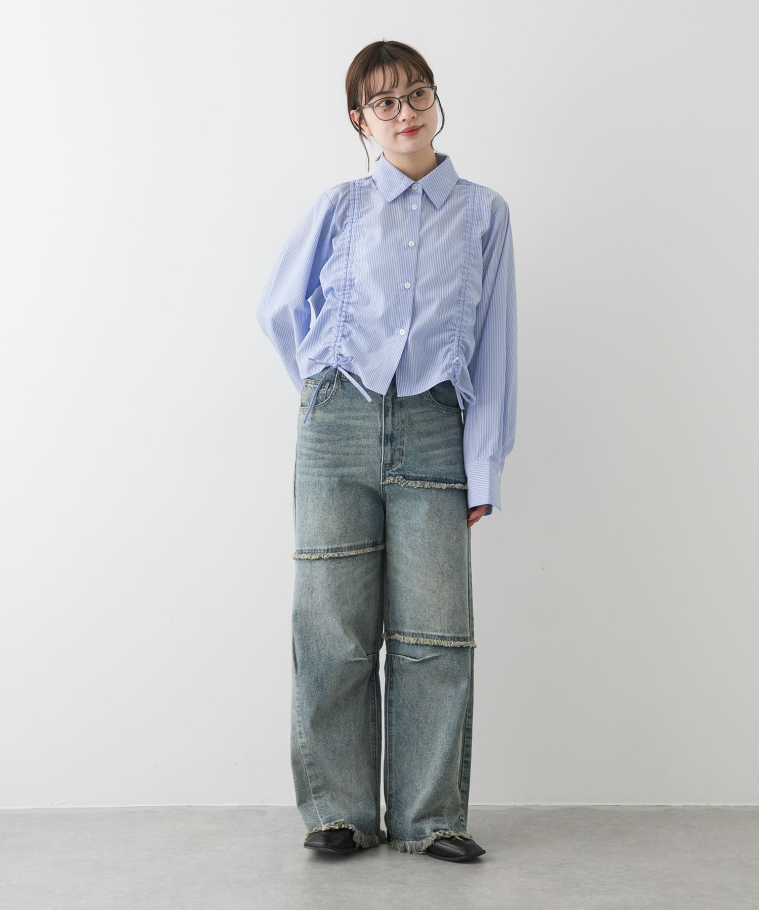 身長：158cm サイズ：one
