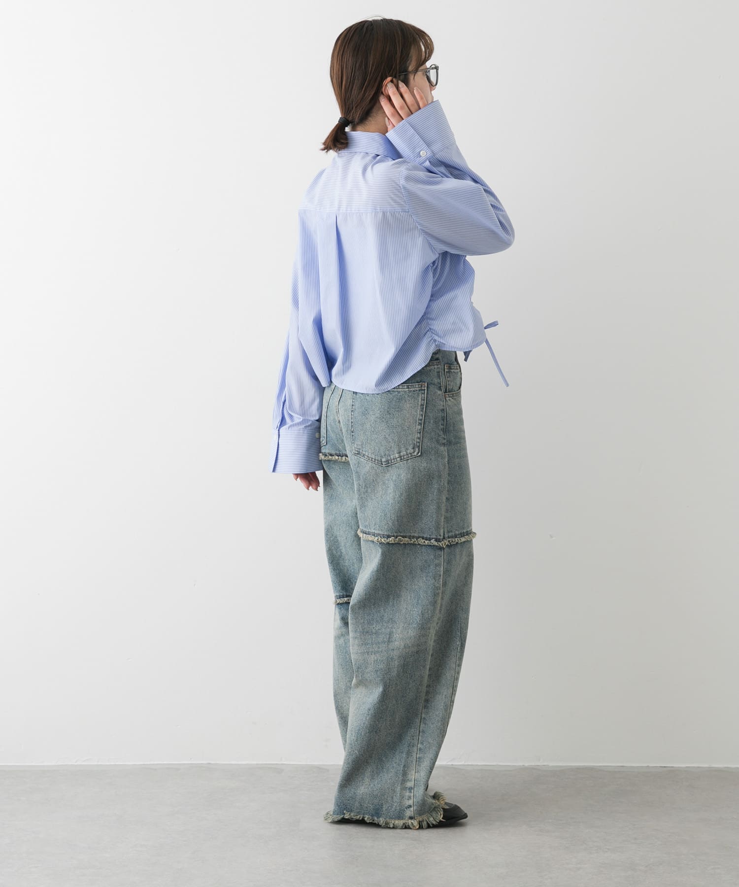 身長：158cm サイズ：one