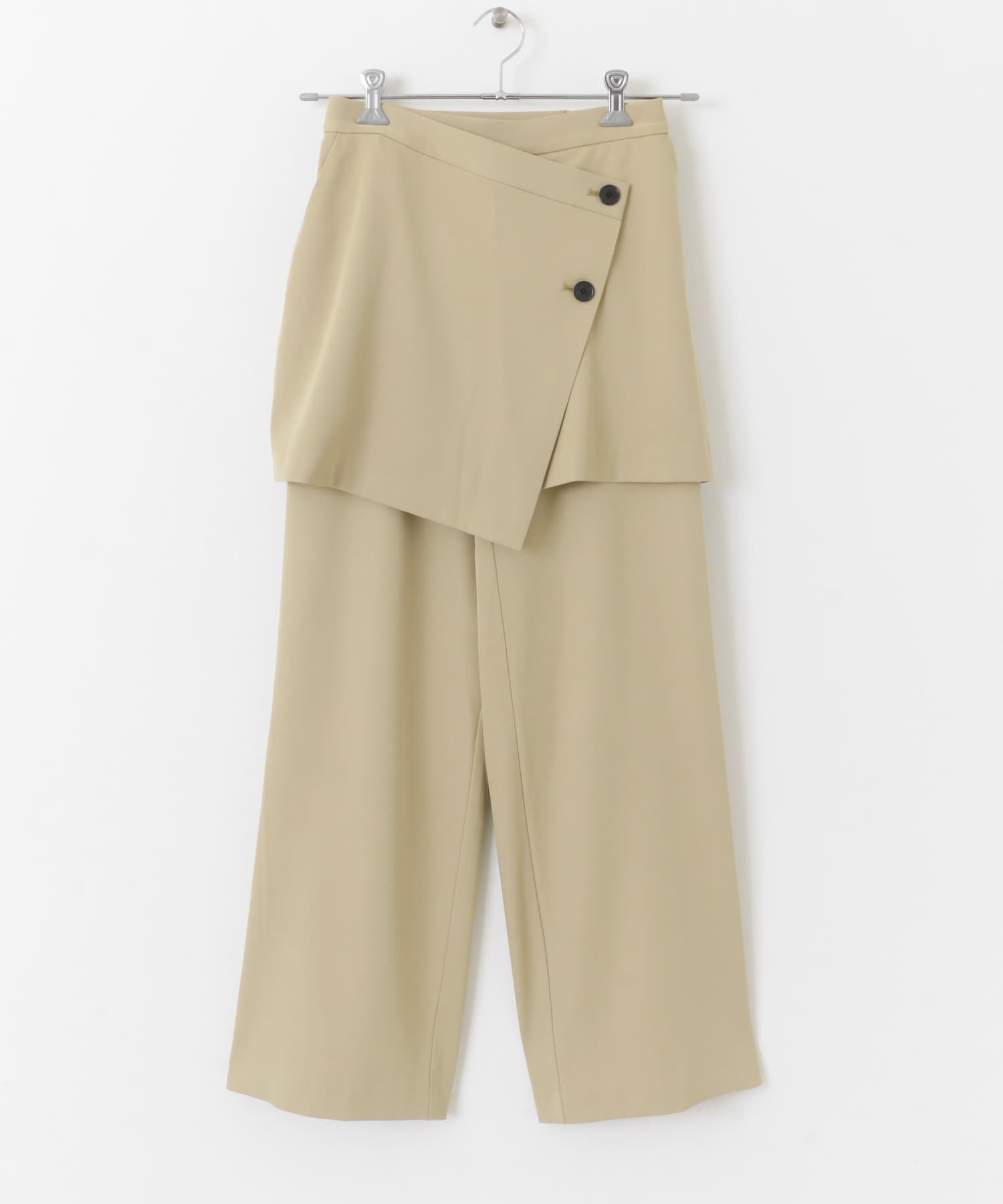 レイヤードパンツ BEIGE S