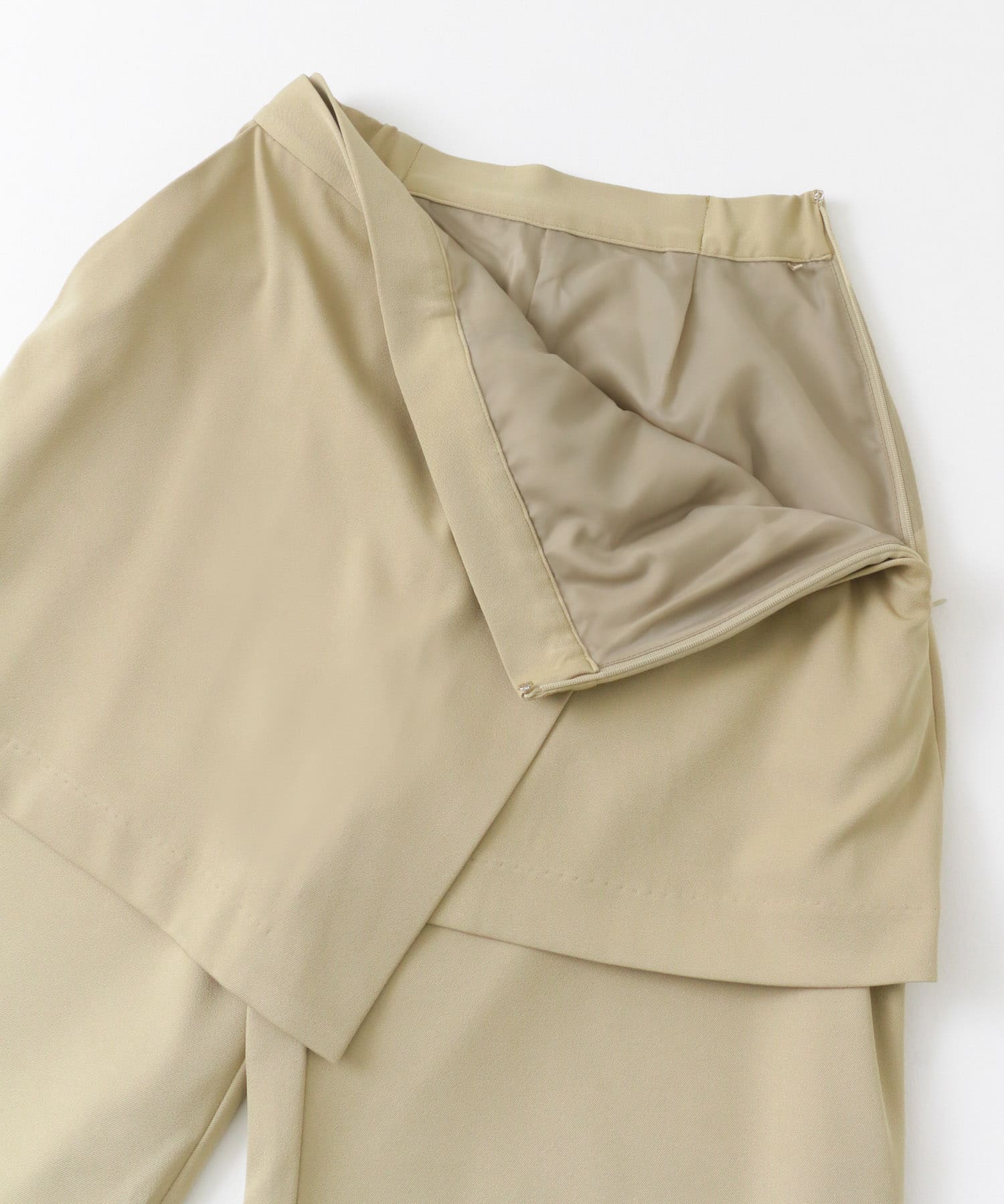 レイヤードパンツ BEIGE S