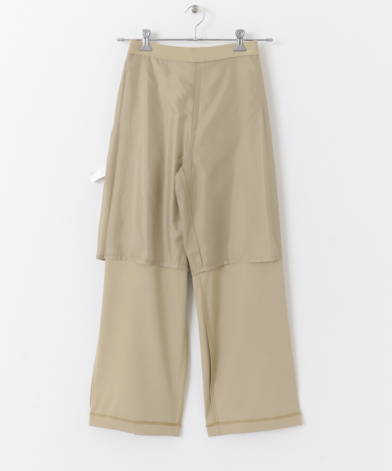 レイヤードパンツ BEIGE S