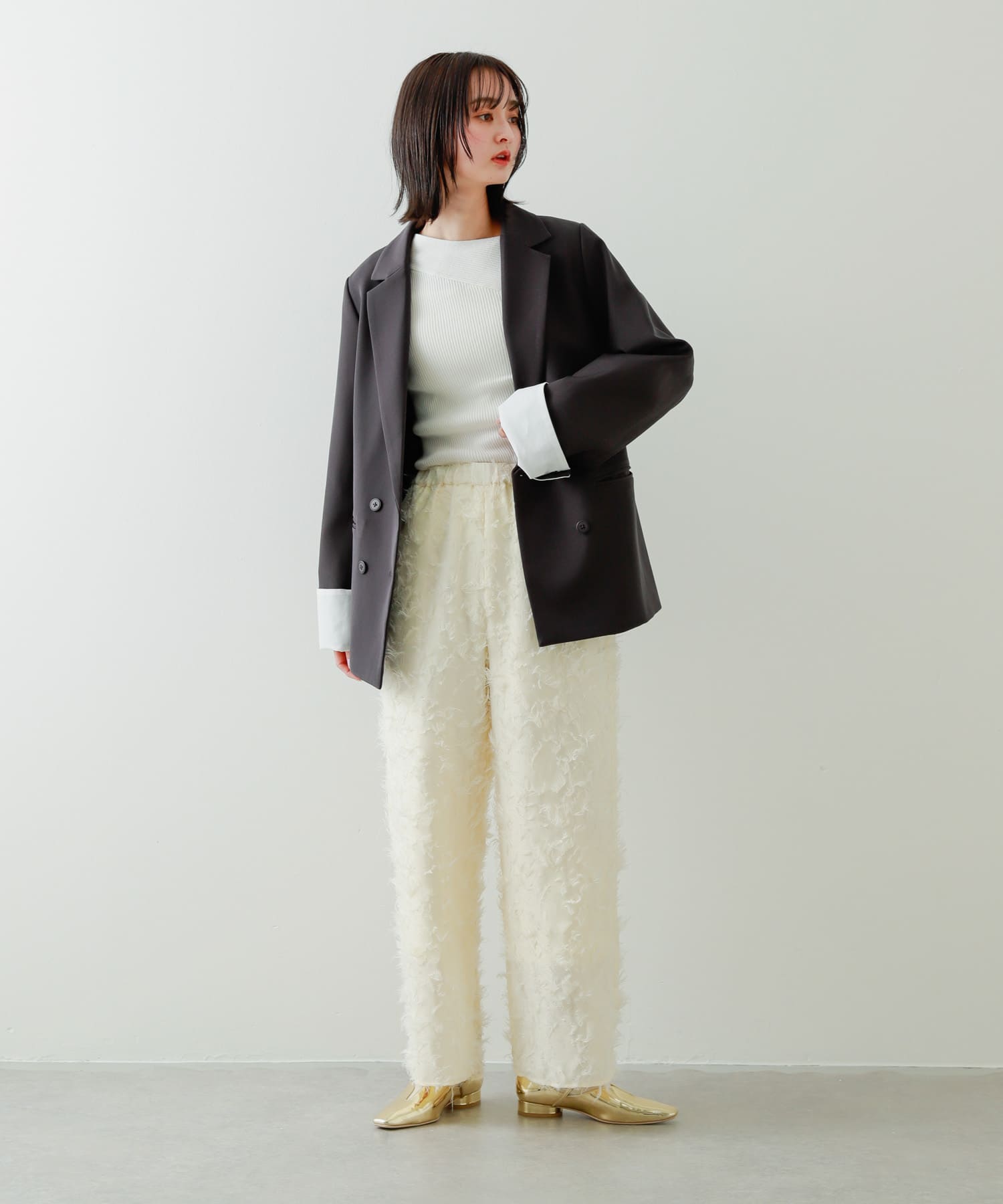 身長：169cm サイズ：one