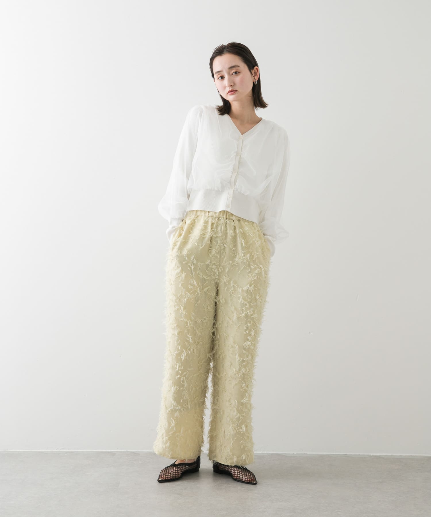 身長：169cm サイズ：one