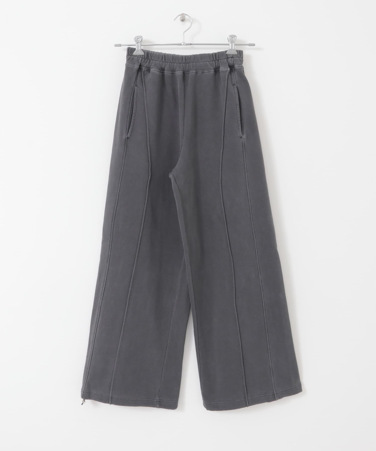 ピグメントスウェットパンツ CHARCOAL one