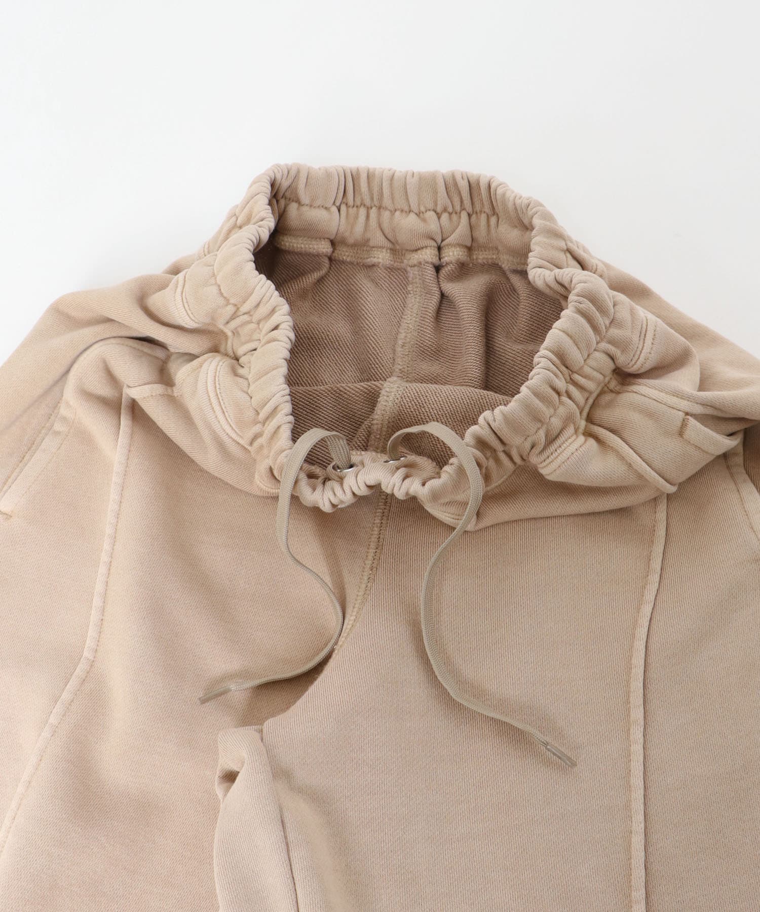 ピグメントスウェットパンツ BEIGE one